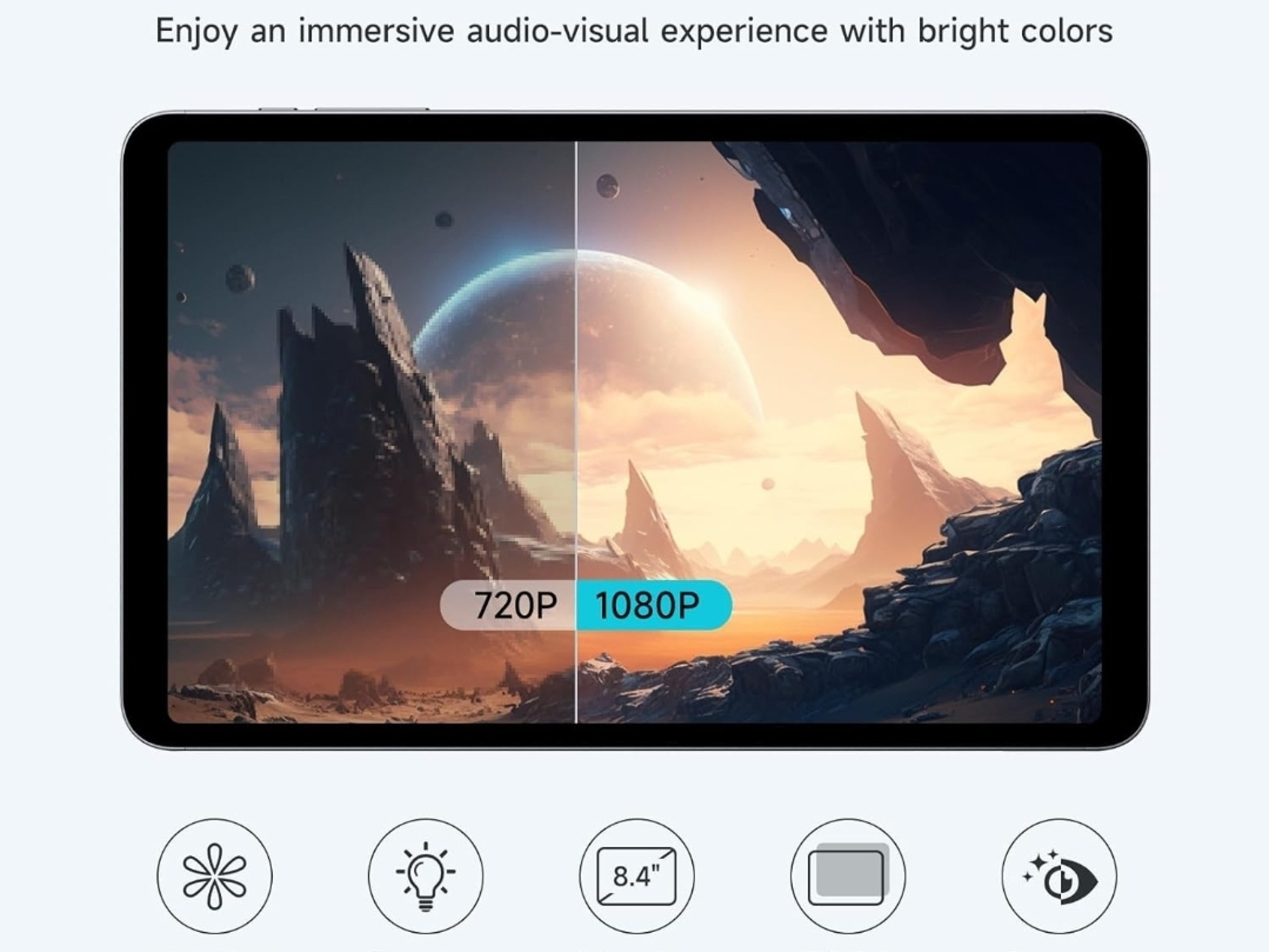 ALLDOCUBE 8.4 inch Tablet, Helio G99 Android Tablet iPlay50 Mini