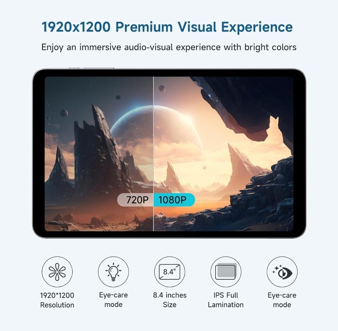 ALLDOCUBE 8.4 inch Tablet, Helio G99 Android Tablet iPlay50 Mini