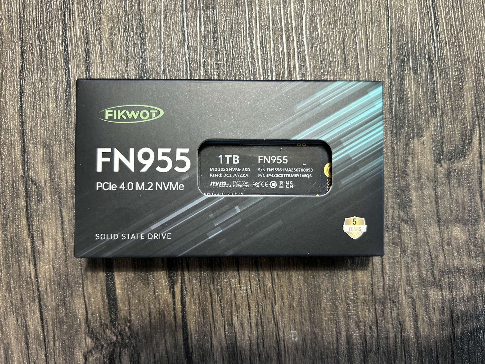 Fikwot FN955 1TB Gen 4x4 NVMe M.2 ssd