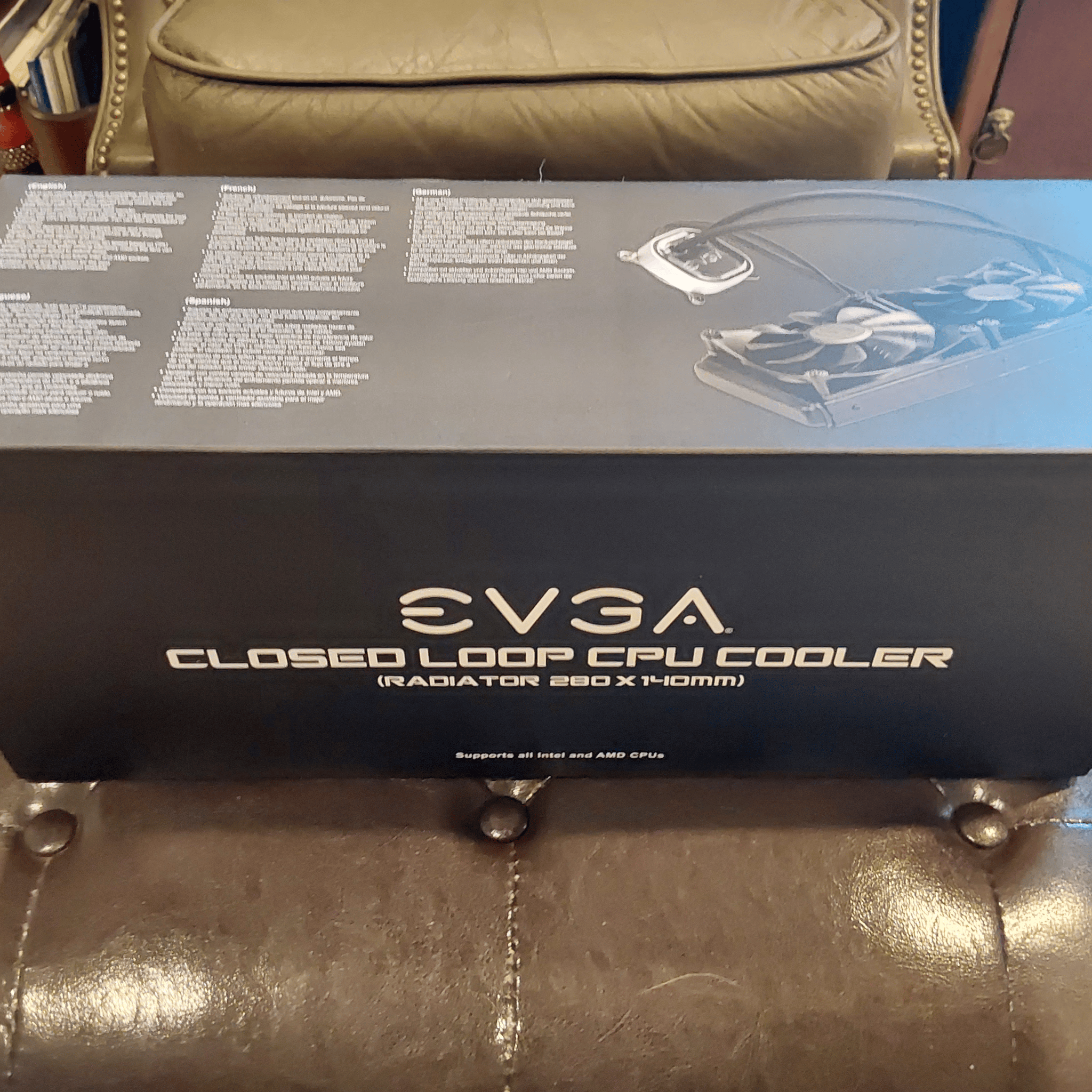 NEW EVGA CLC 280mm All-In-One RGB LED CPU Liquid Cooler