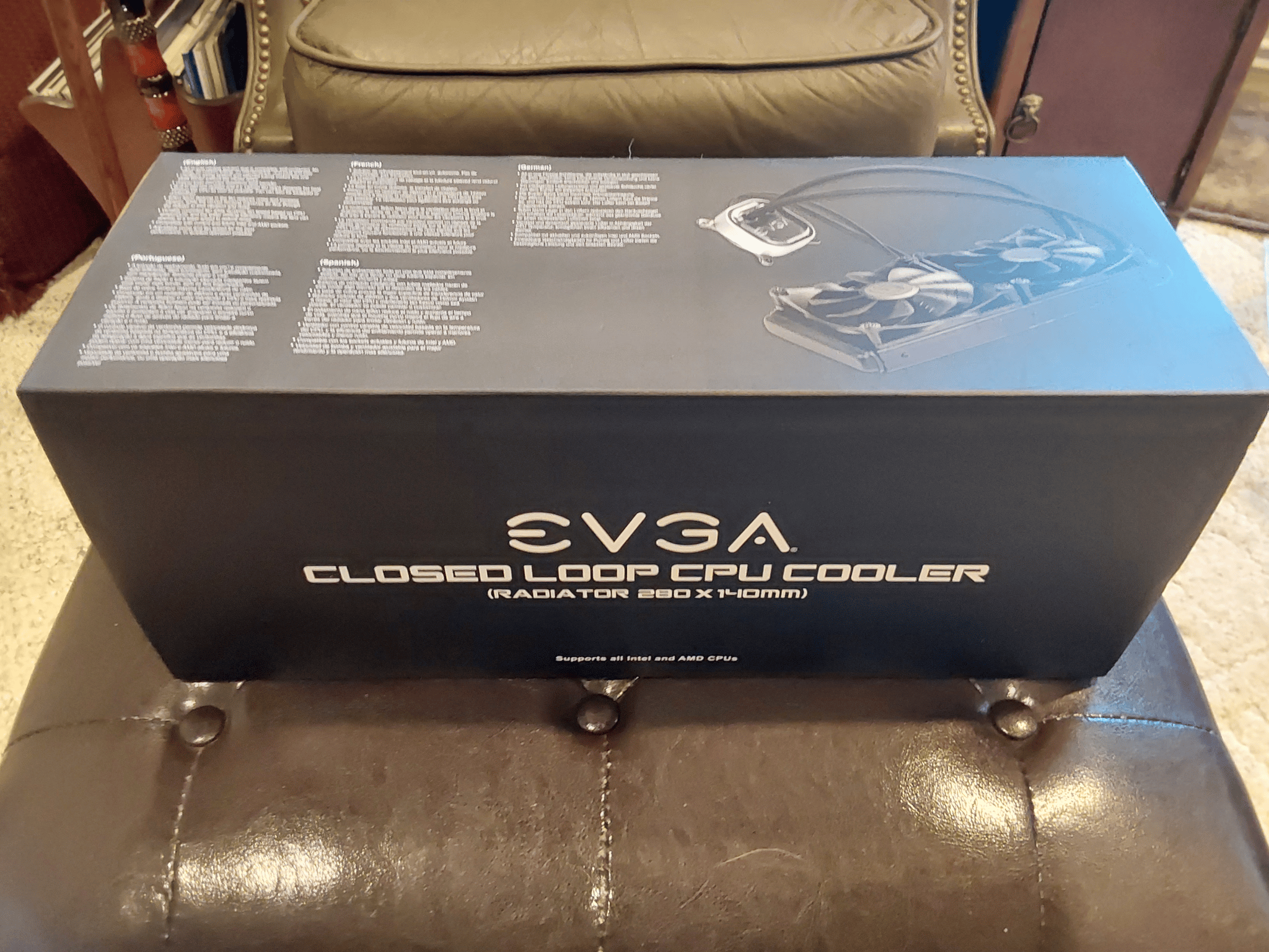 NEW EVGA CLC 280mm All-In-One RGB LED CPU Liquid Cooler