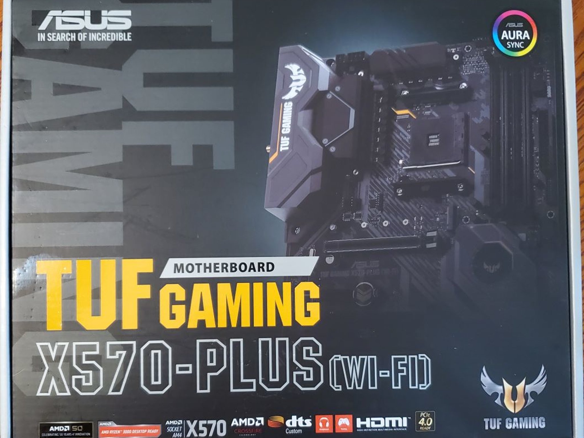 ASUS TUF GAMING X570-PLUS (Wi-Fi) AM4 ATX Motherboard