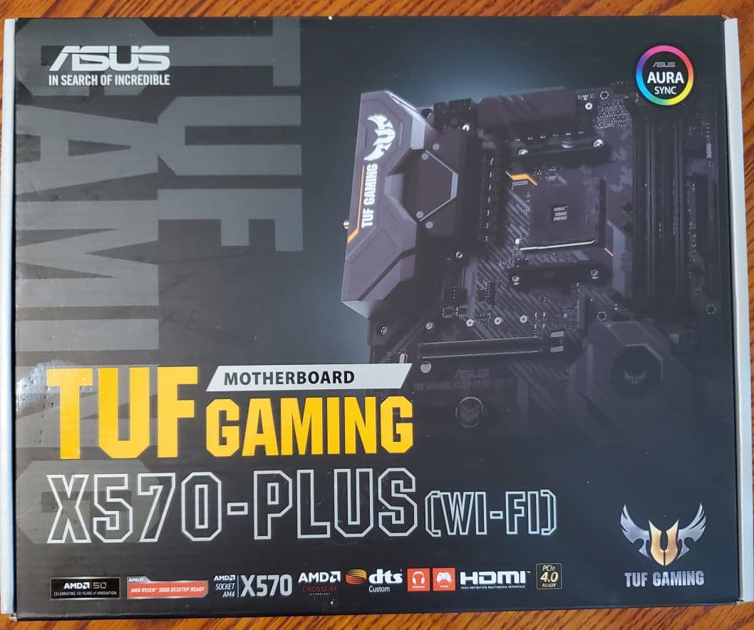ASUS TUF GAMING X570-PLUS (Wi-Fi) AM4 ATX Motherboard