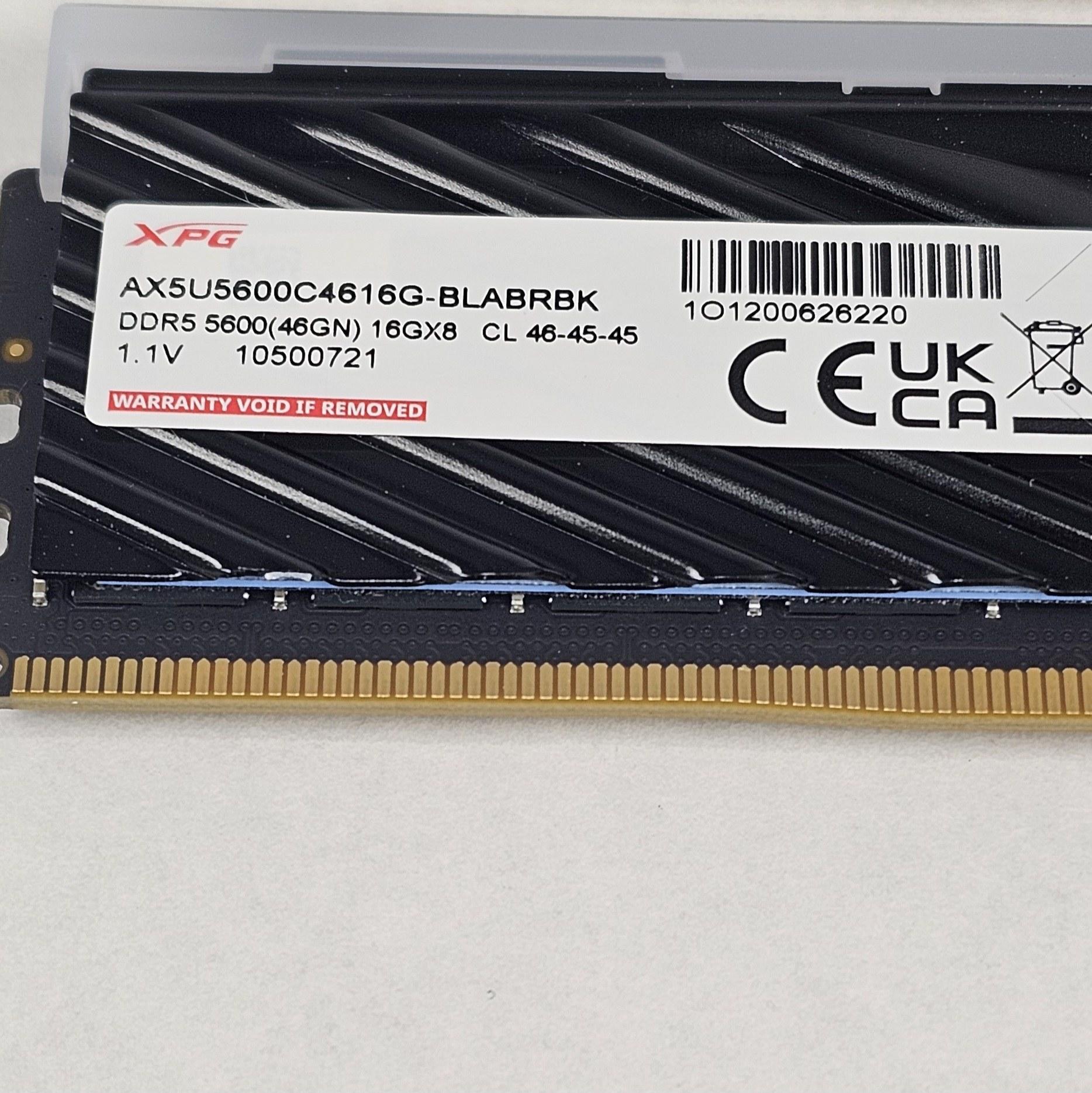 32GB DDR5 (2x16GB) CL46 5600MT/s ADATA XPG Lancer Blade RGB