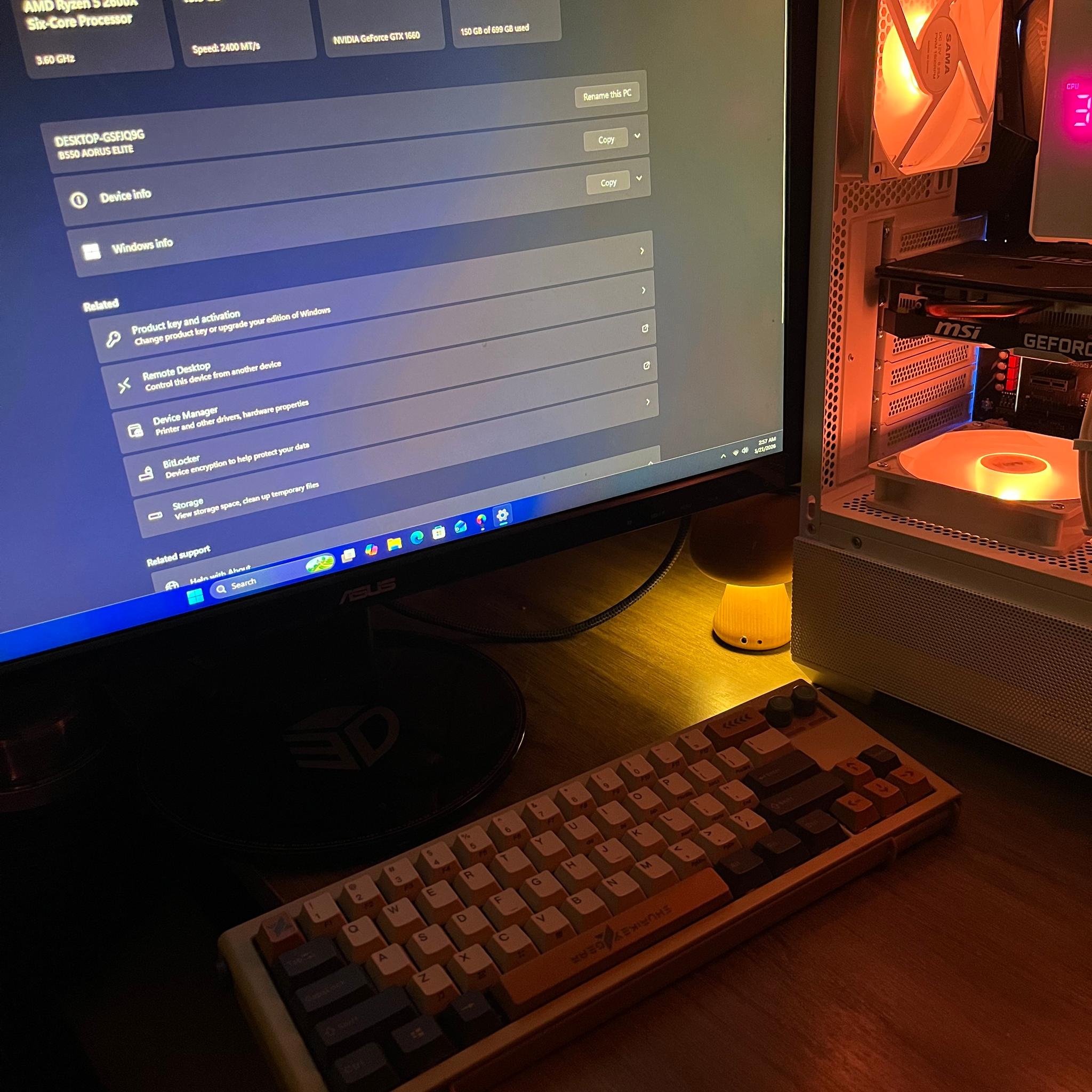 Budget Gaming PC | GTX 1660 Ventus XS | Ryzen 5 2600x | 16GB RAM | Samsung Evo 750GB SSD