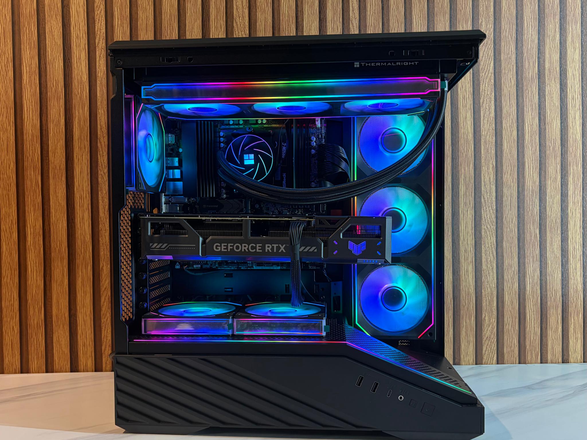 RTX 5070 |  RYZEN 7 7800X3D | 16GB DDR5 | 750w PSU | 1TB NVME | 360MM AIO