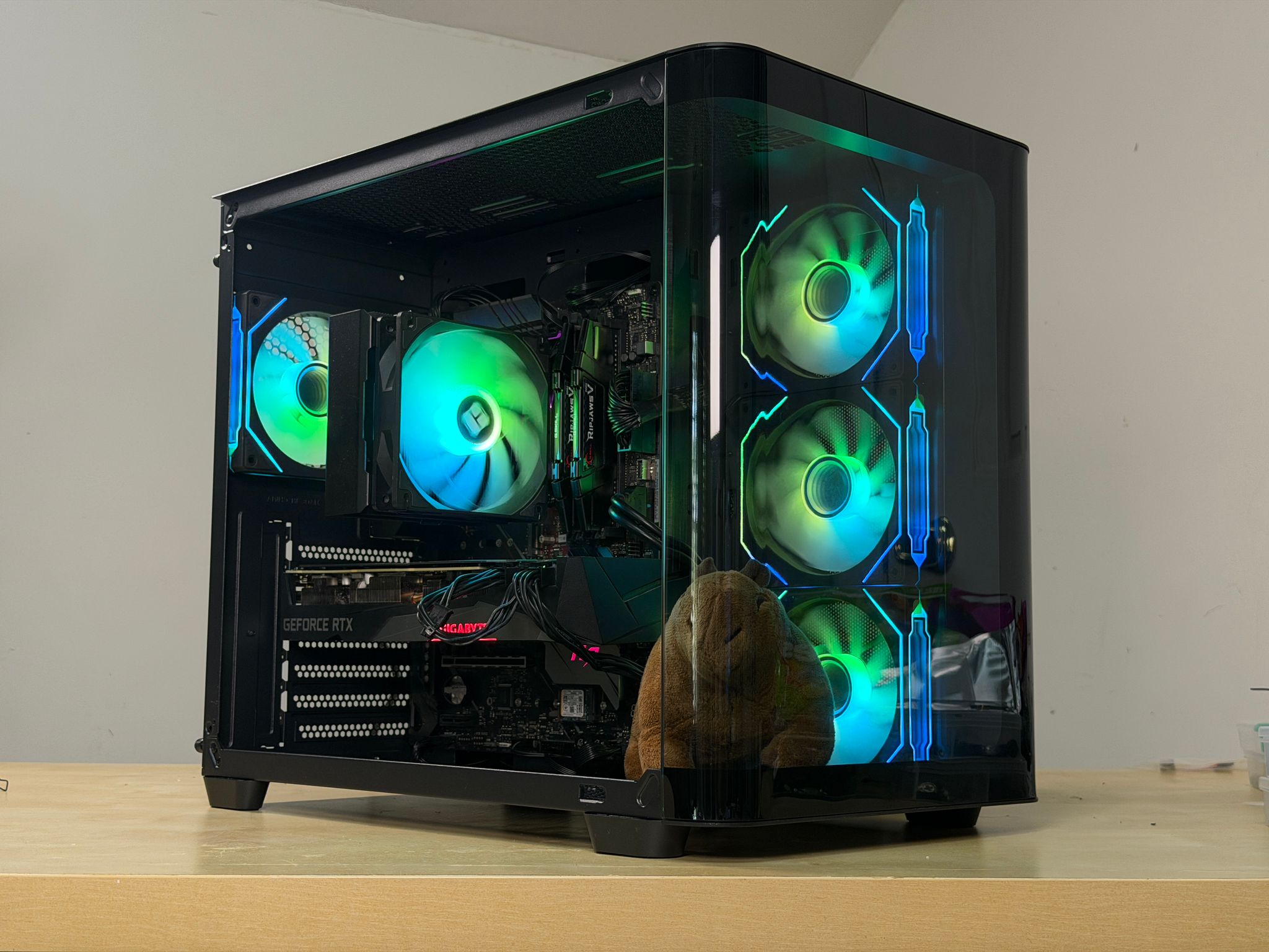 🖤♠️ 1440p Black Gaming PC ♠️🖤 RTX 3070 | Ryzen 5 5500 | 16gb RAM | 500gb NVME SSD | Wifi + BT