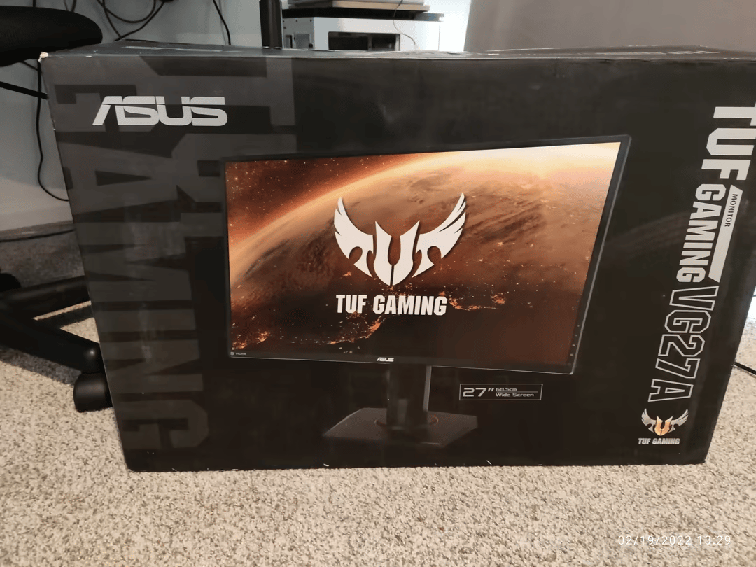 Asus VG27AQ 27" 1440p 165hz HDR10 G-Sync Compatible Monitor