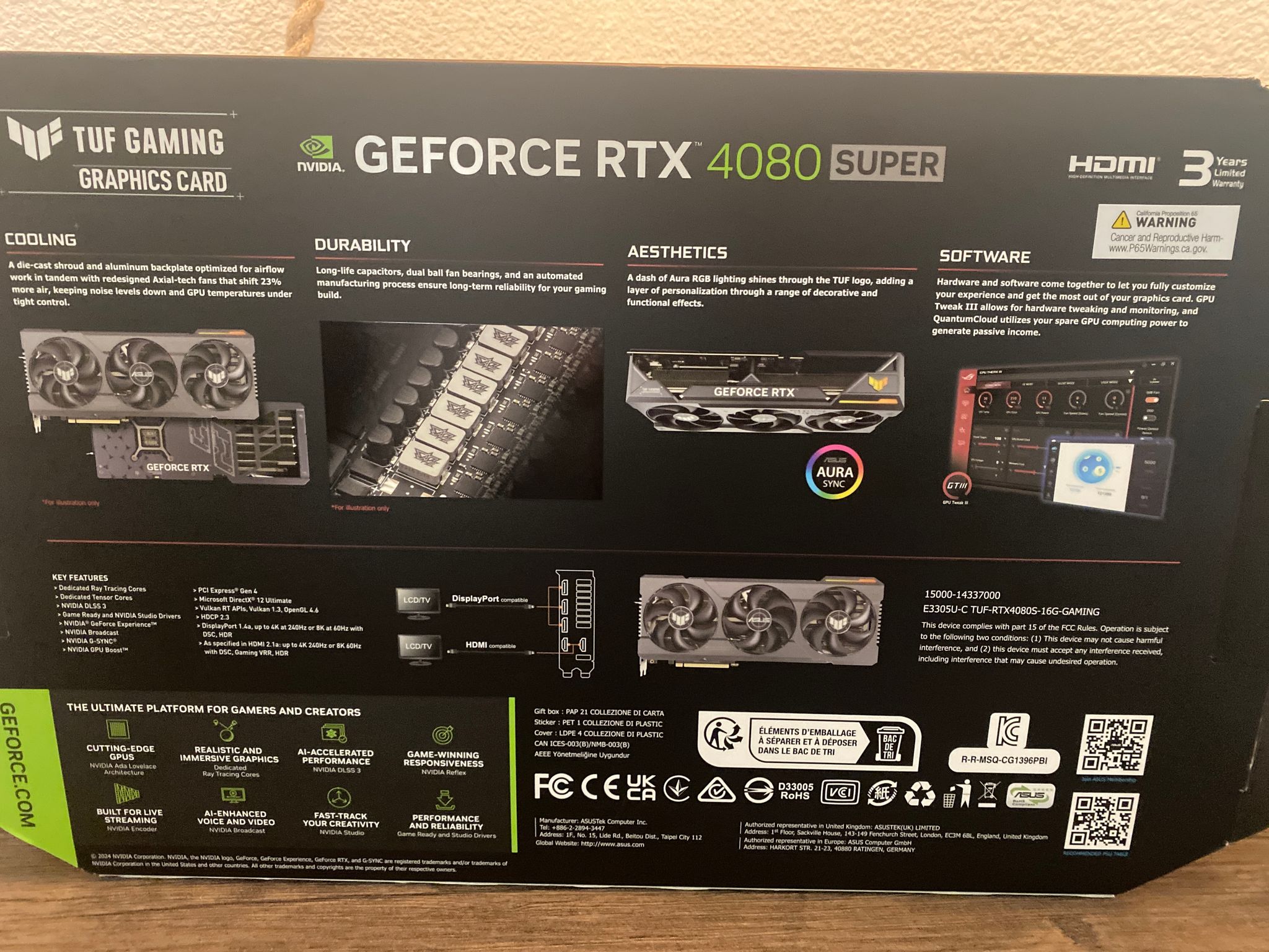 ASUS TUF Gaming GeForce RTX 4080 SUPER
