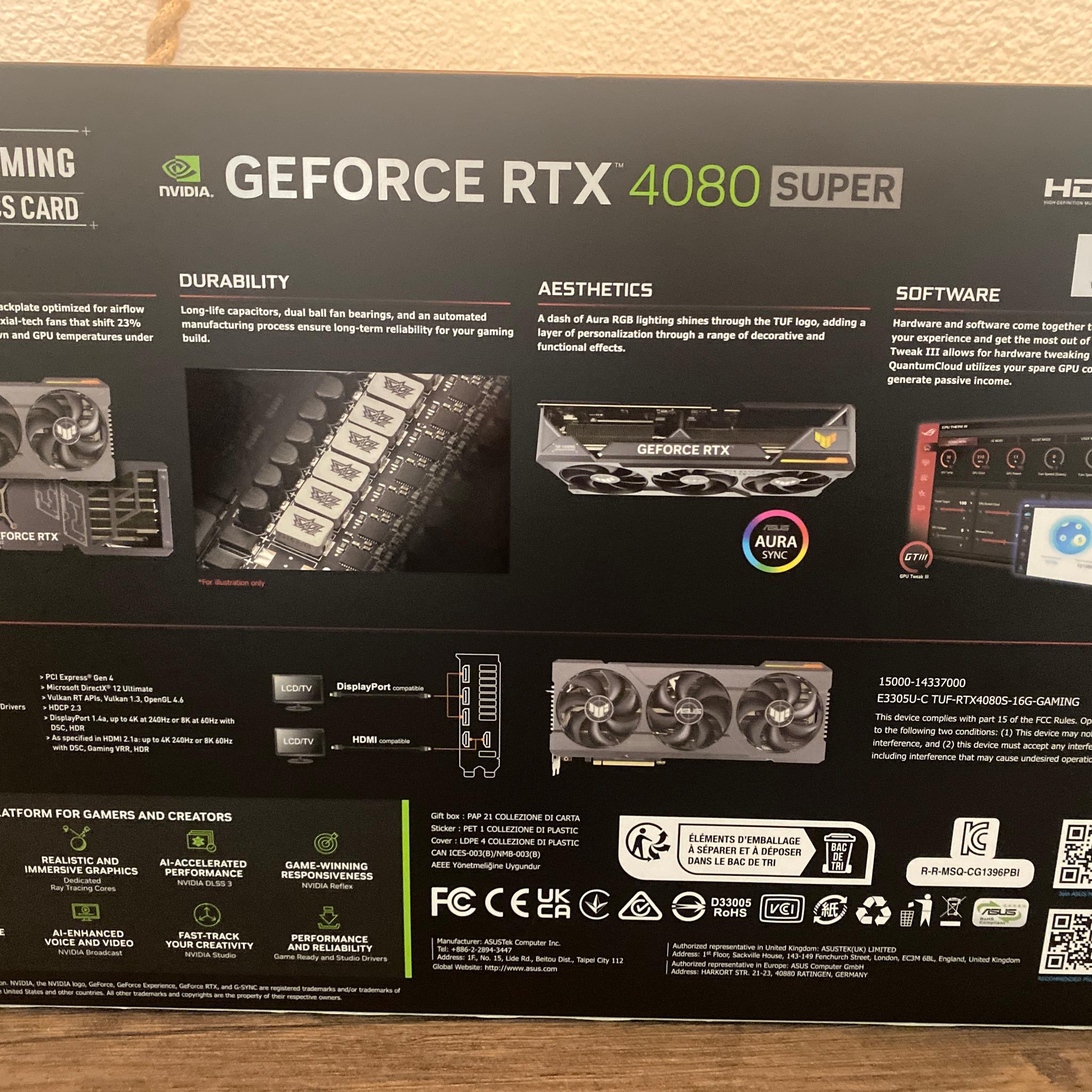 ASUS TUF Gaming GeForce RTX 4080 SUPER