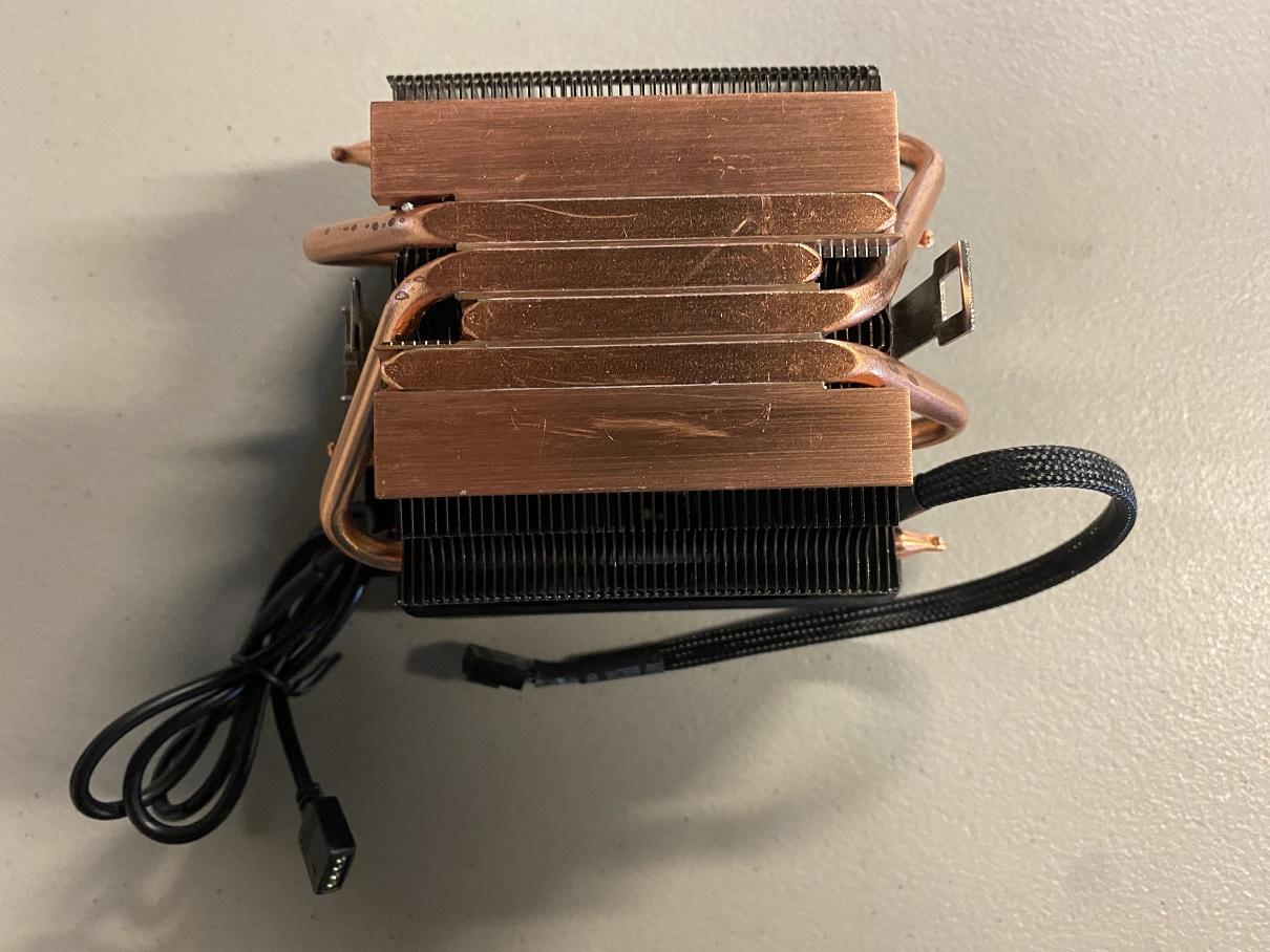 AMD Ryzen 7 2700x with Wraith Prism RGB cooler.
