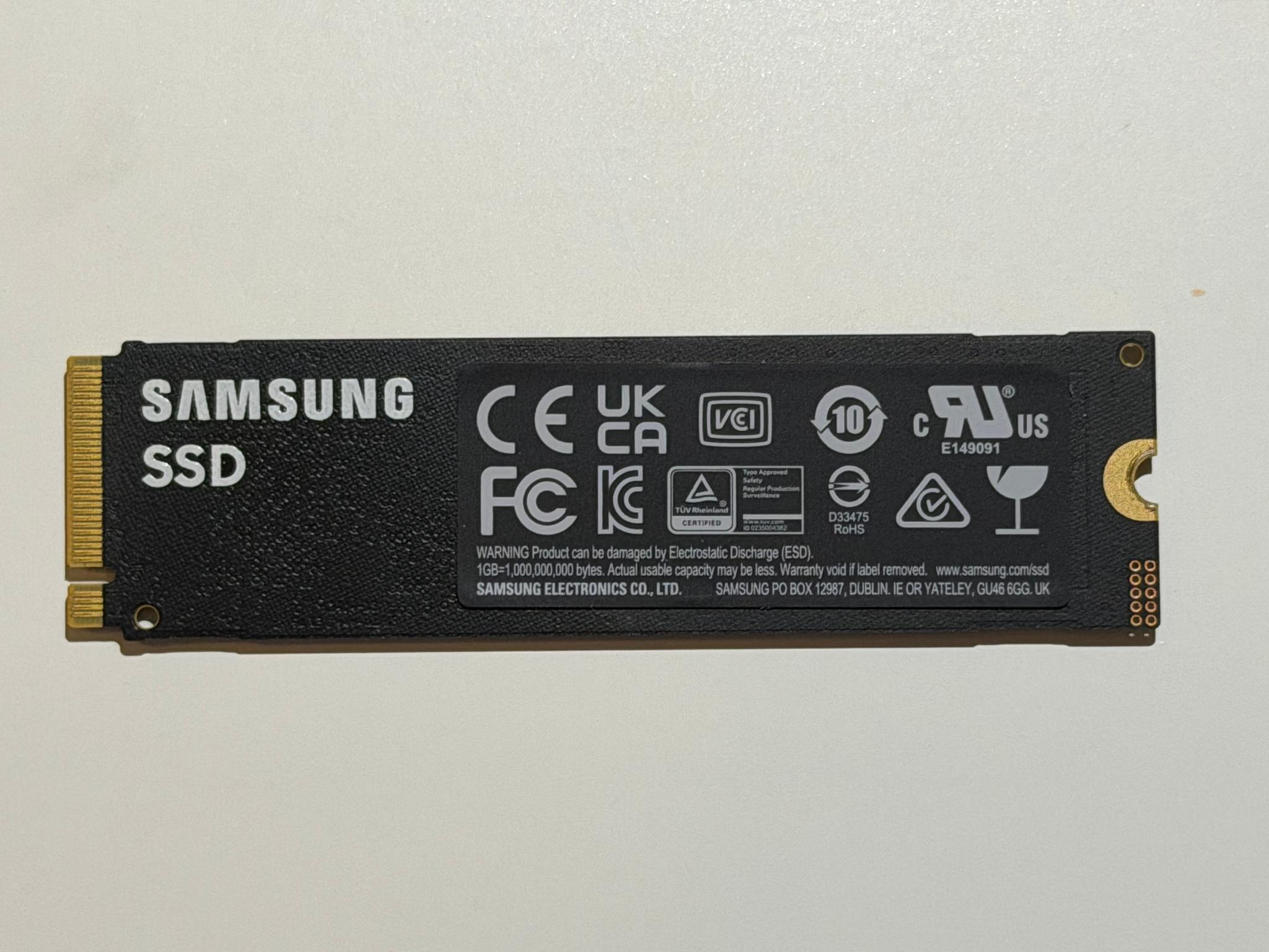 Samsung 990 Pro 4TB NVMe SSD Storage / Hard Drive
