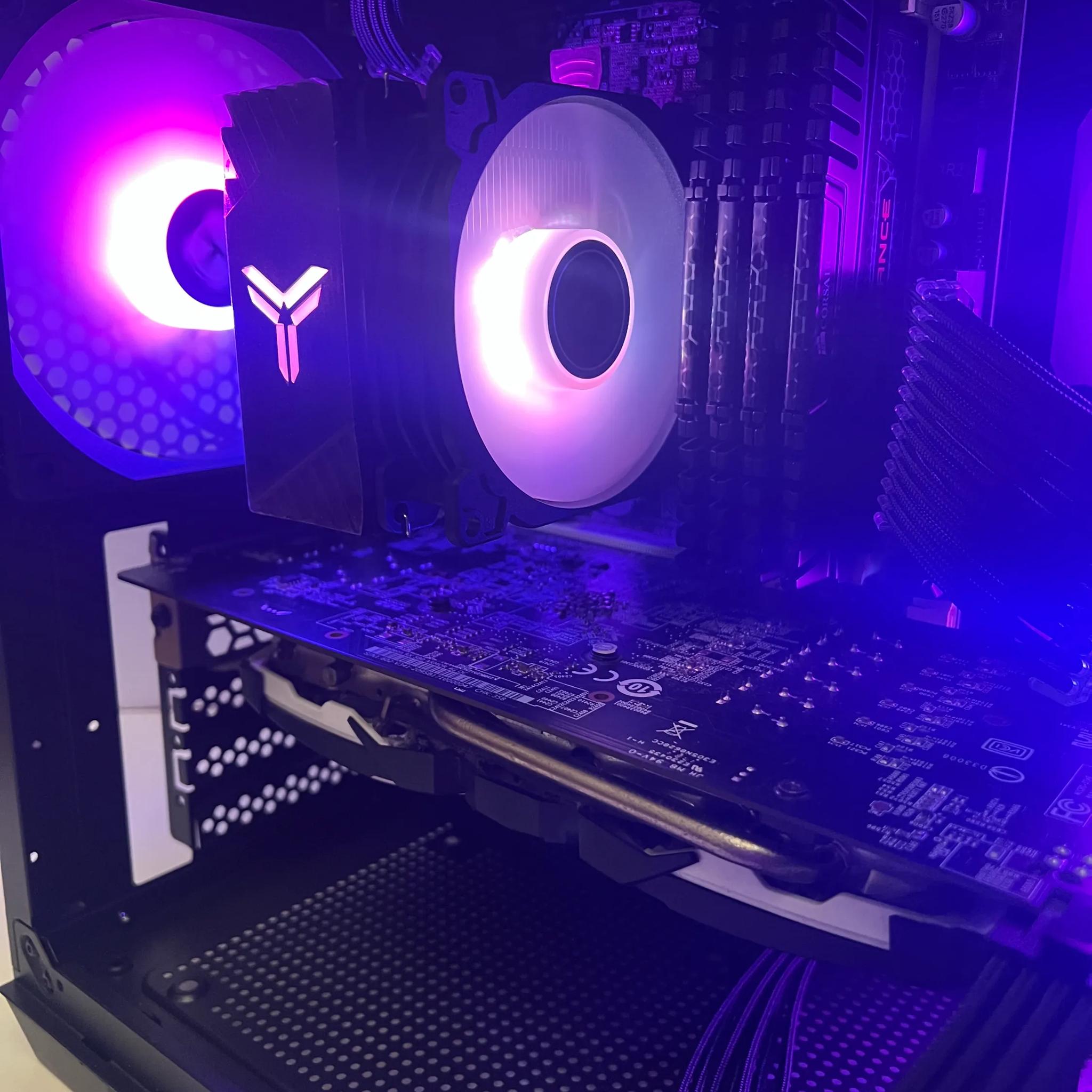 Custom RGB gaming PC I5 4970k RX 580 6gb 16gb DDR3 Ram 500gb SSD