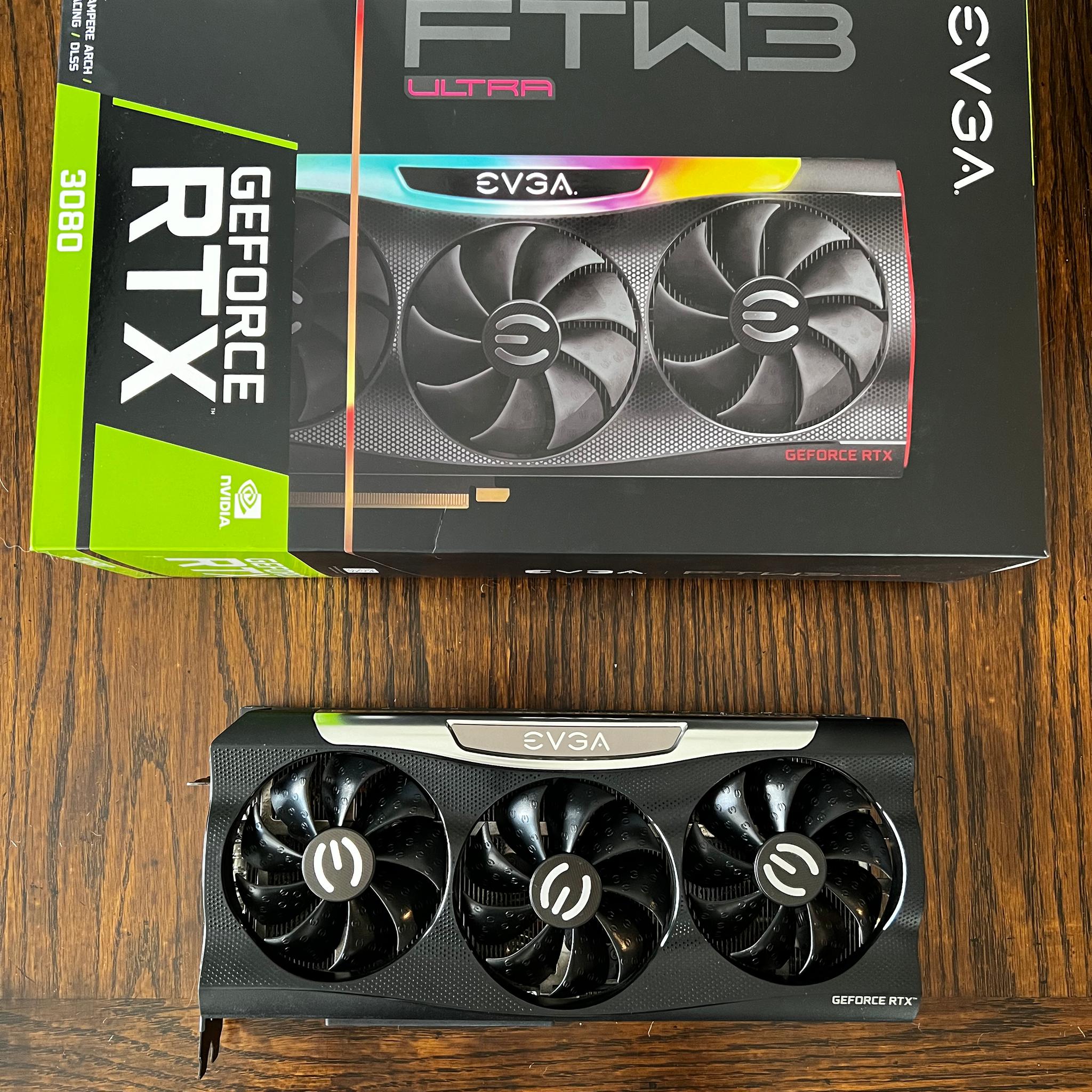 EVGA GeForce RTX 3080 FTW3 ULTRA GAMING 10GB GDDR6X Graphics Card Nvidia GeForce