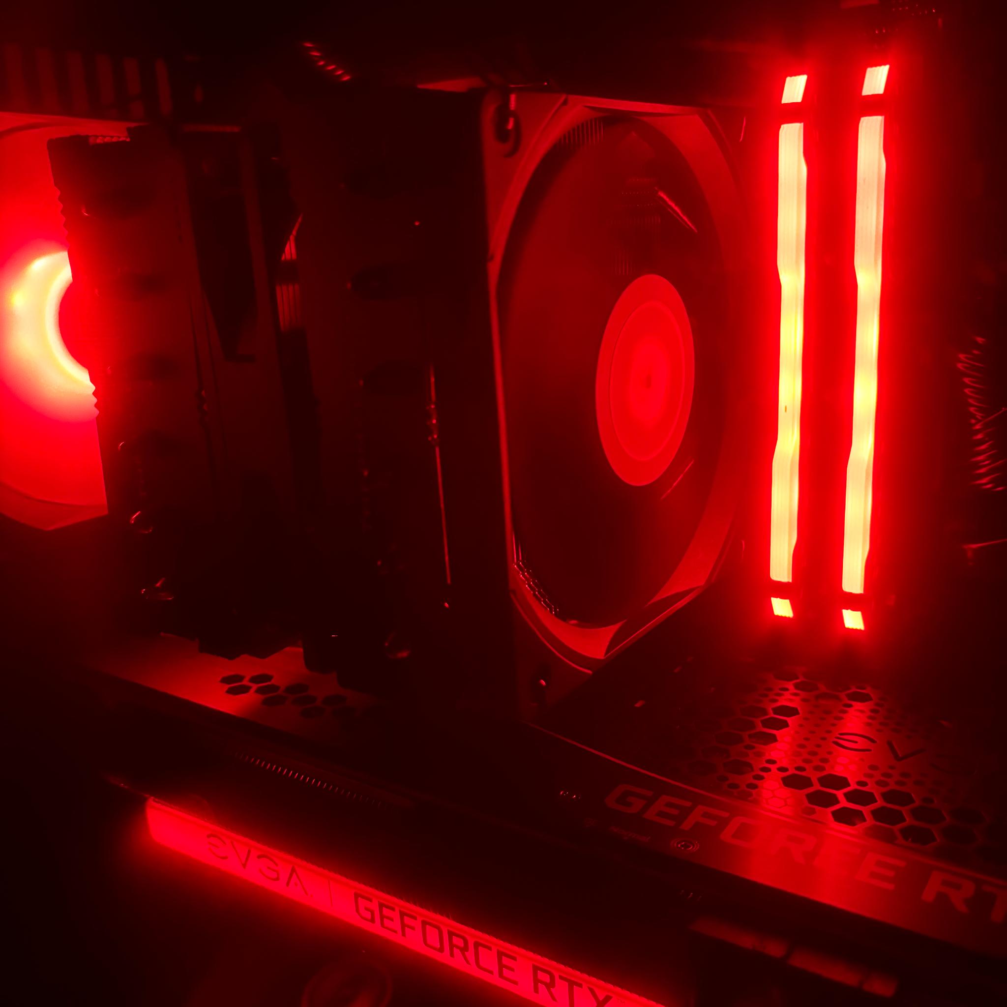 Mid-Range 1440p Code Red Gaming PC | RTX 3070 (8 GB) | Ryzen 5 5500 | 100% Set Up & Ready to Play