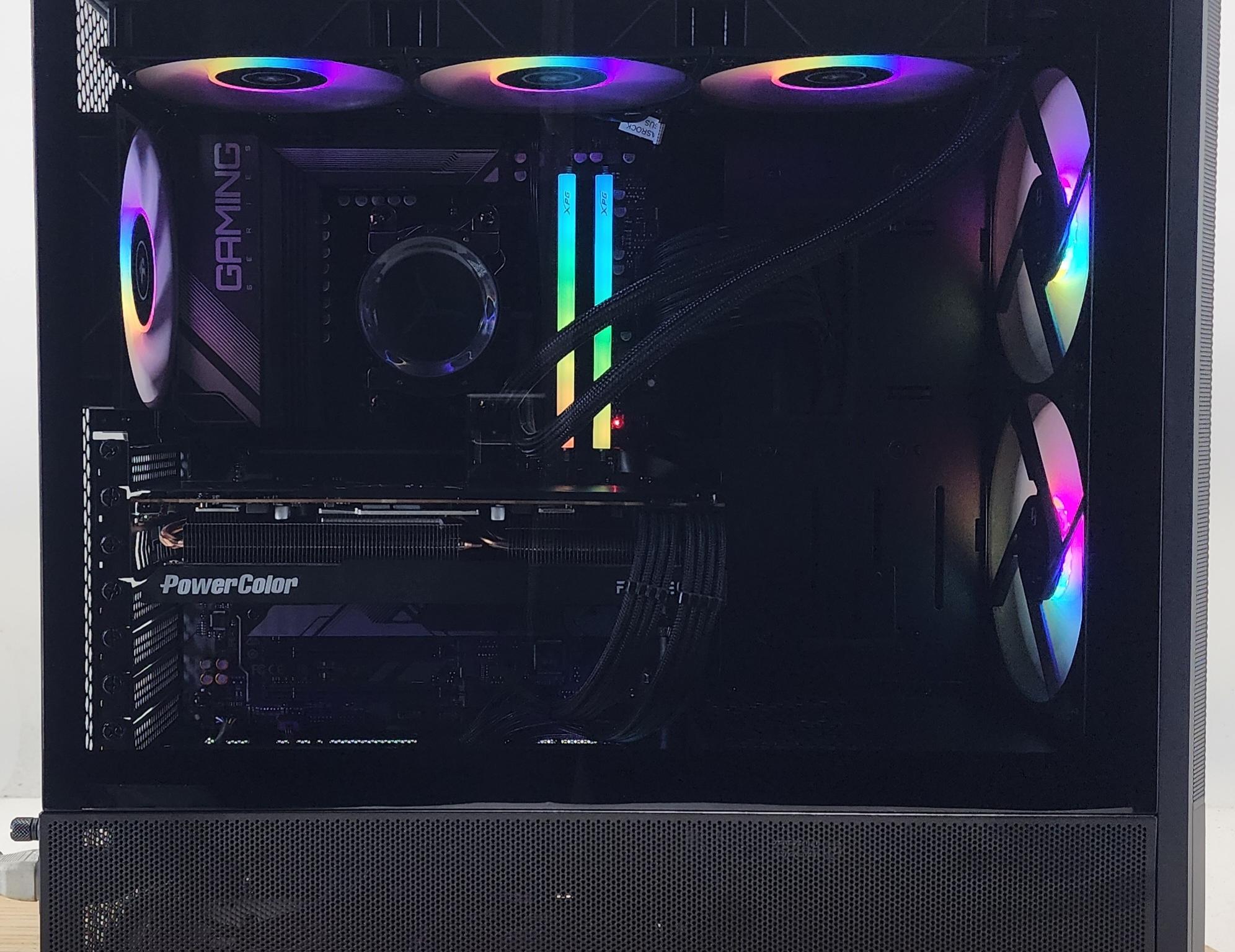 Gaming PC Ryzen 7 7800X3D 32GB RAM 1TB SSD RX 7800 XT 16GB Windows 11 Computer
