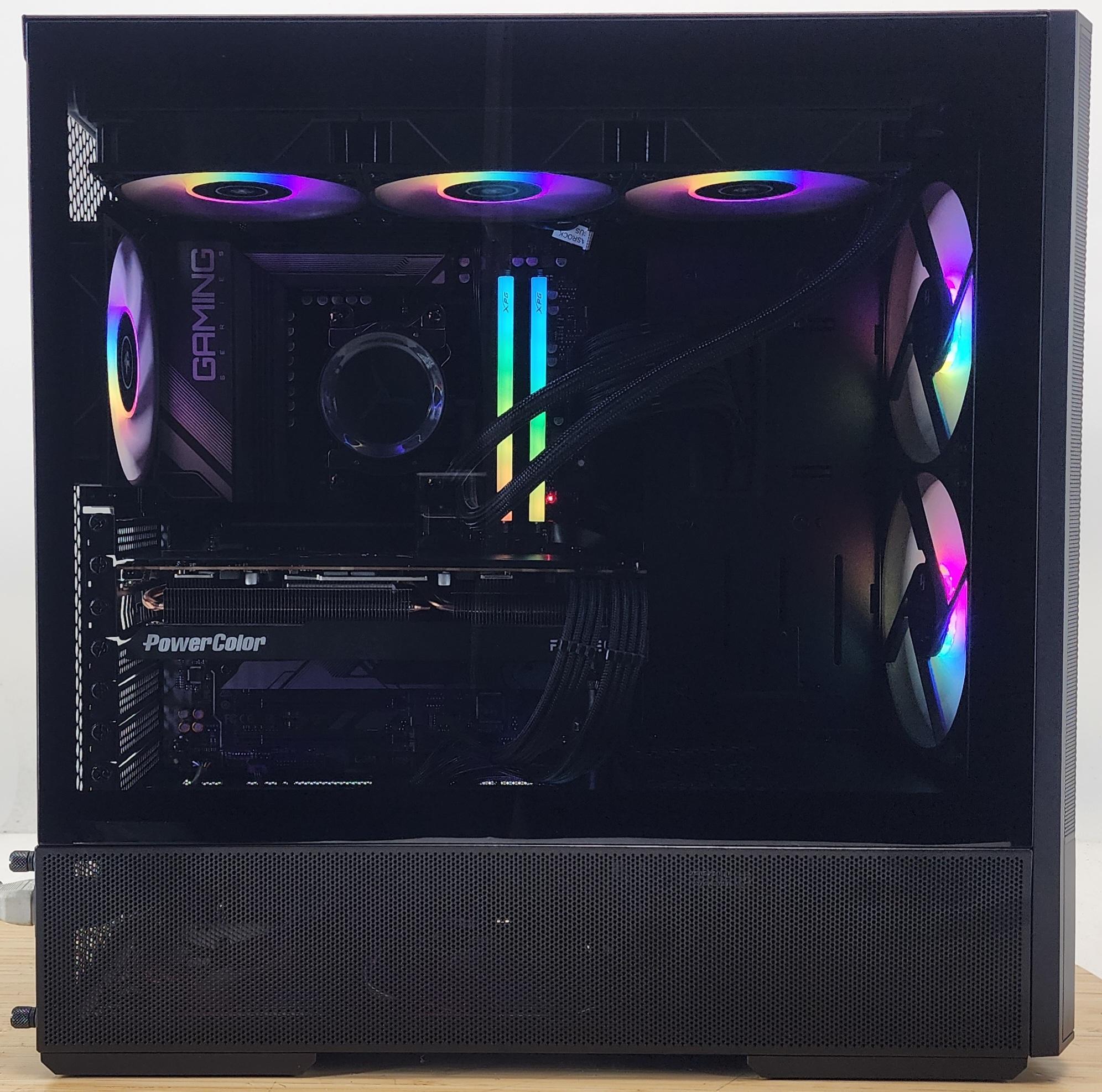 Gaming PC Ryzen 7 7800X3D 32GB RAM 1TB SSD RX 7800 XT 16GB Windows 11 Computer