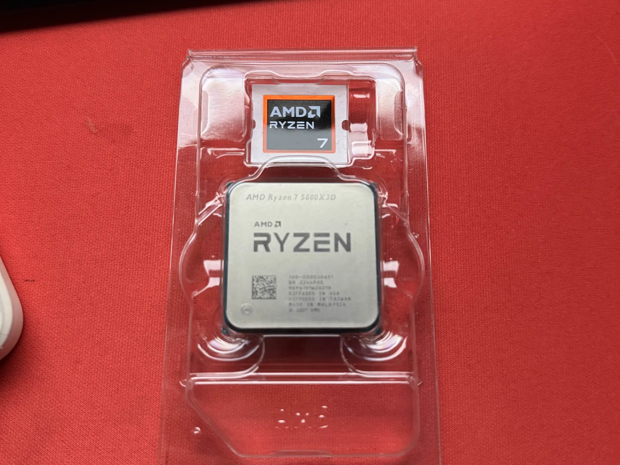 AMD Ryzen 7 5800X3D 8-core 16-thread 3.4-4.5Ghz 3-level cache 96MB CPU processor