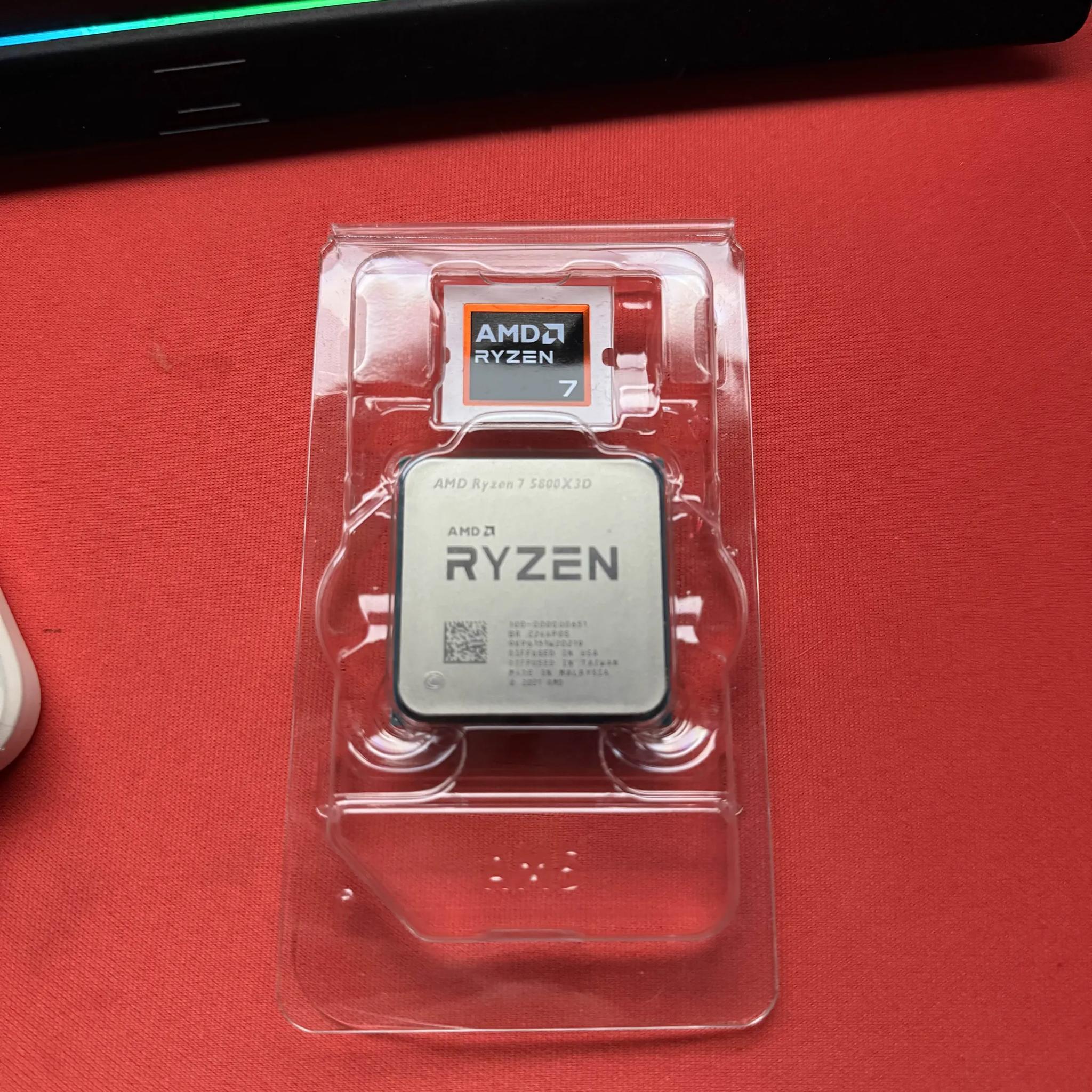 AMD Ryzen 7 5800X3D 8-core 16-thread 3.4-4.5Ghz 3-level cache 96MB CPU processor