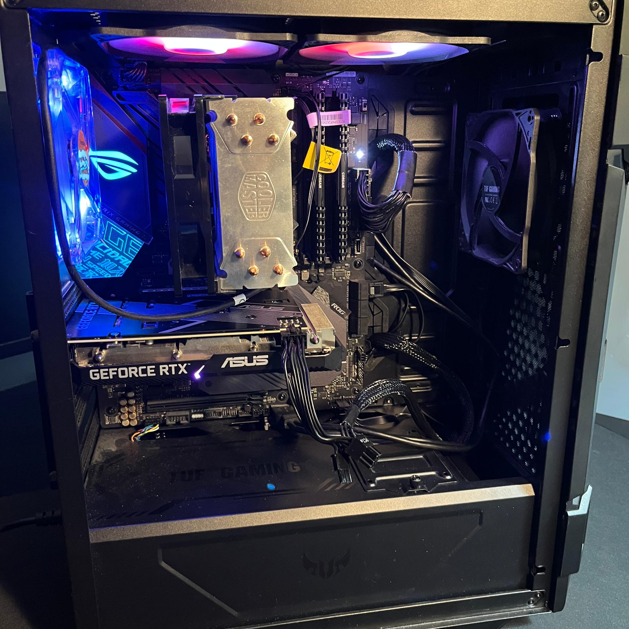 Gaming PC – i9-9900KF |RTX 3060 Ti | ASUS ROG Strix Z390-E | 16GB RAM | 500GB SSD | 2TB Hard drive