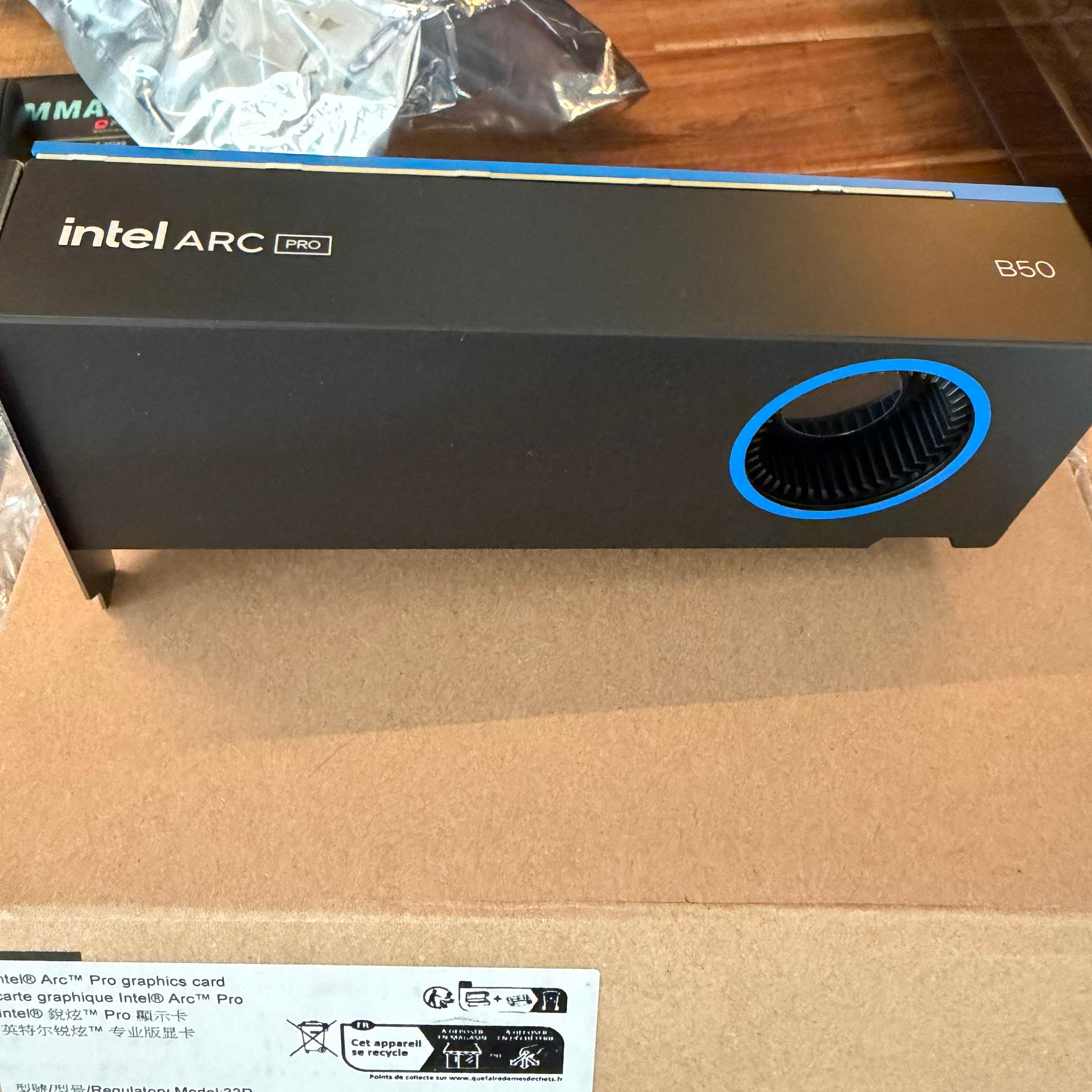Intel arc pro b50