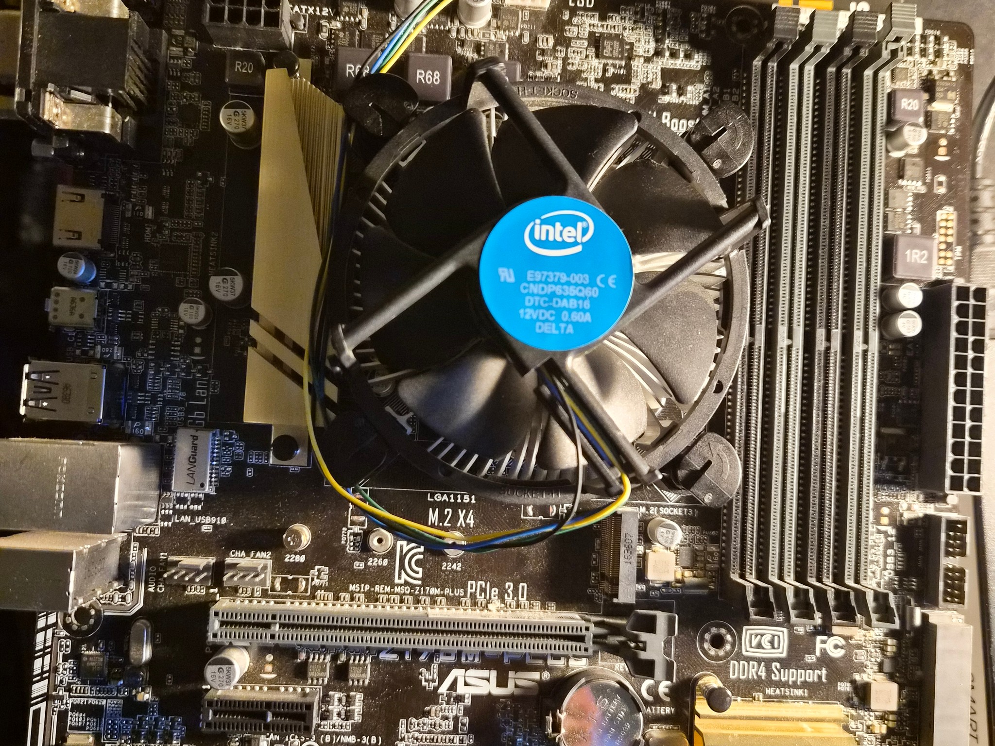 Z170M-PLUS X I5-7500 X 8GB RAM
