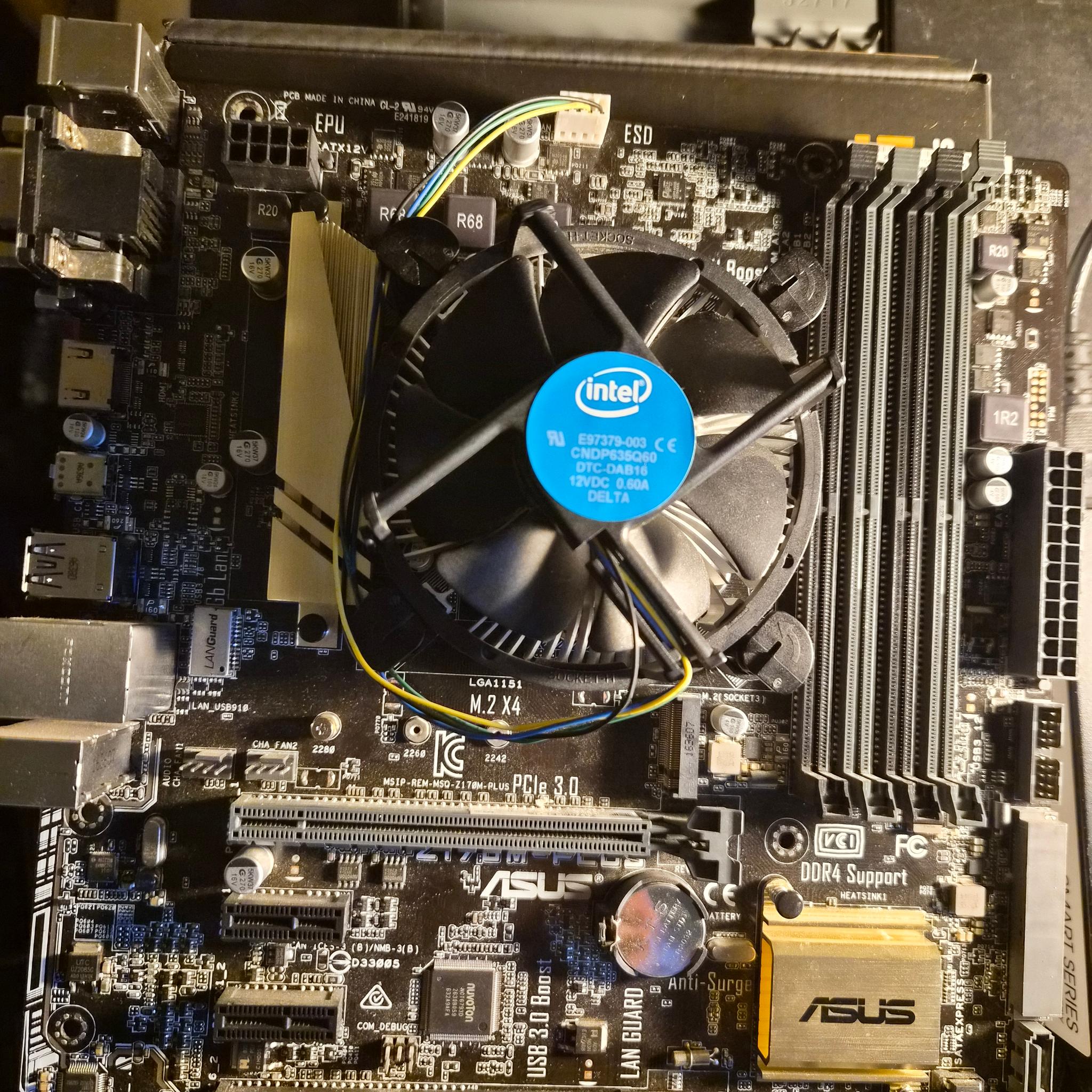 Z170M-PLUS X I5-7500 X 8GB RAM