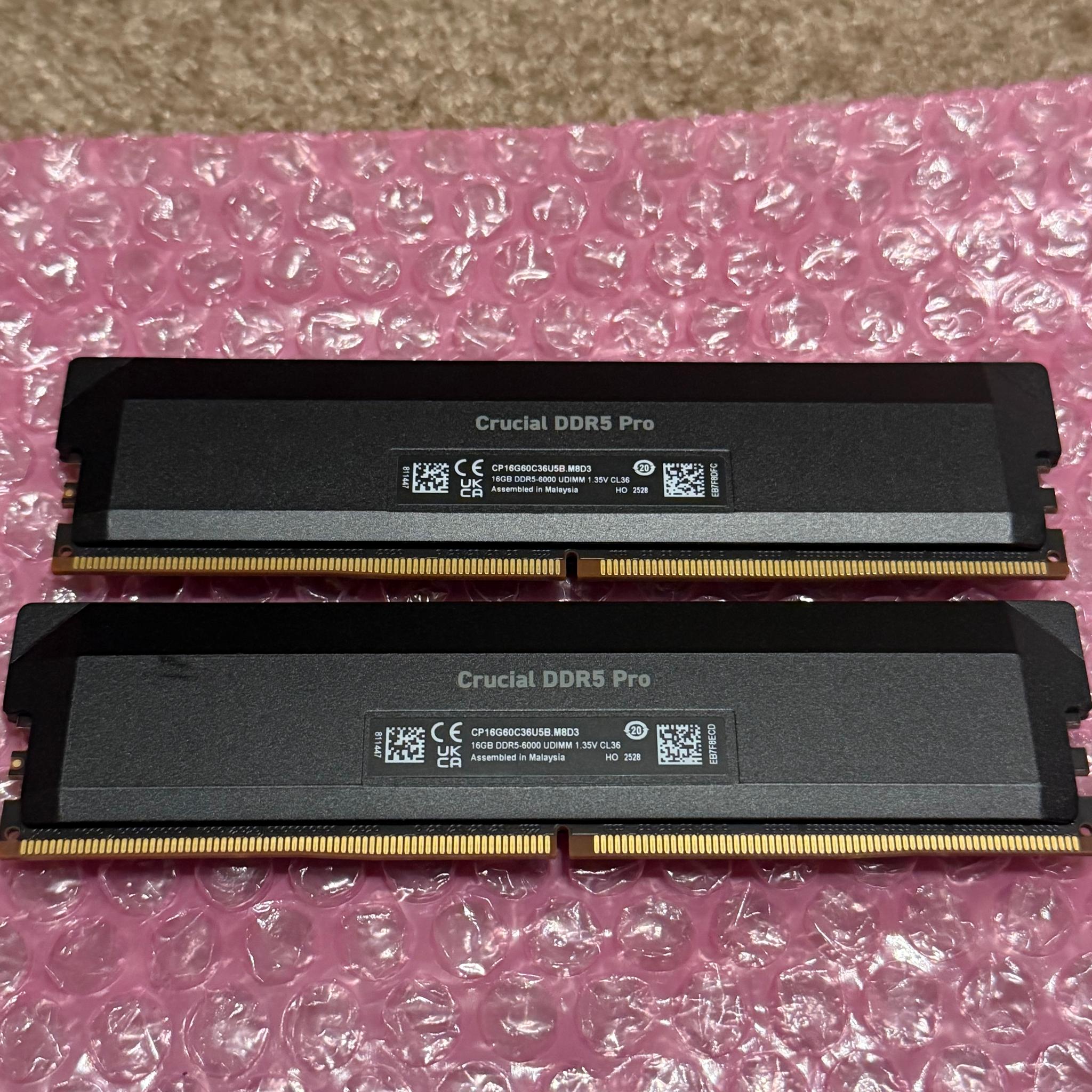 Crucial Pro Overclocking 32GB DDR5-6000 (2x16GB)