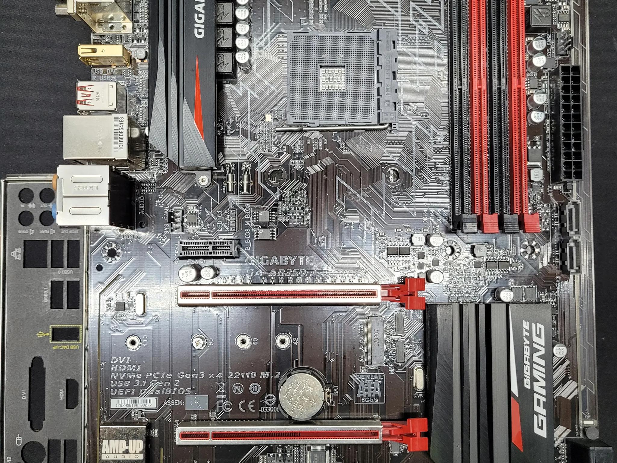 Gigabyte GA-AB350-Gaming 3 AM4 Motherboard
