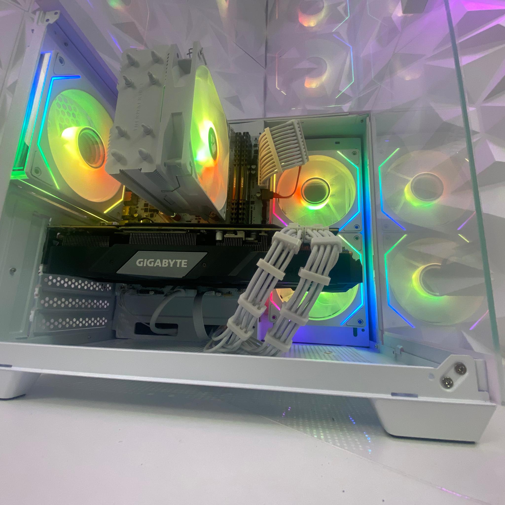 🎅🎅 White Elite Build – Ryzen 5 3600 + RTX 2070 Super 8GB | 1080p/1440p High FPS Ready