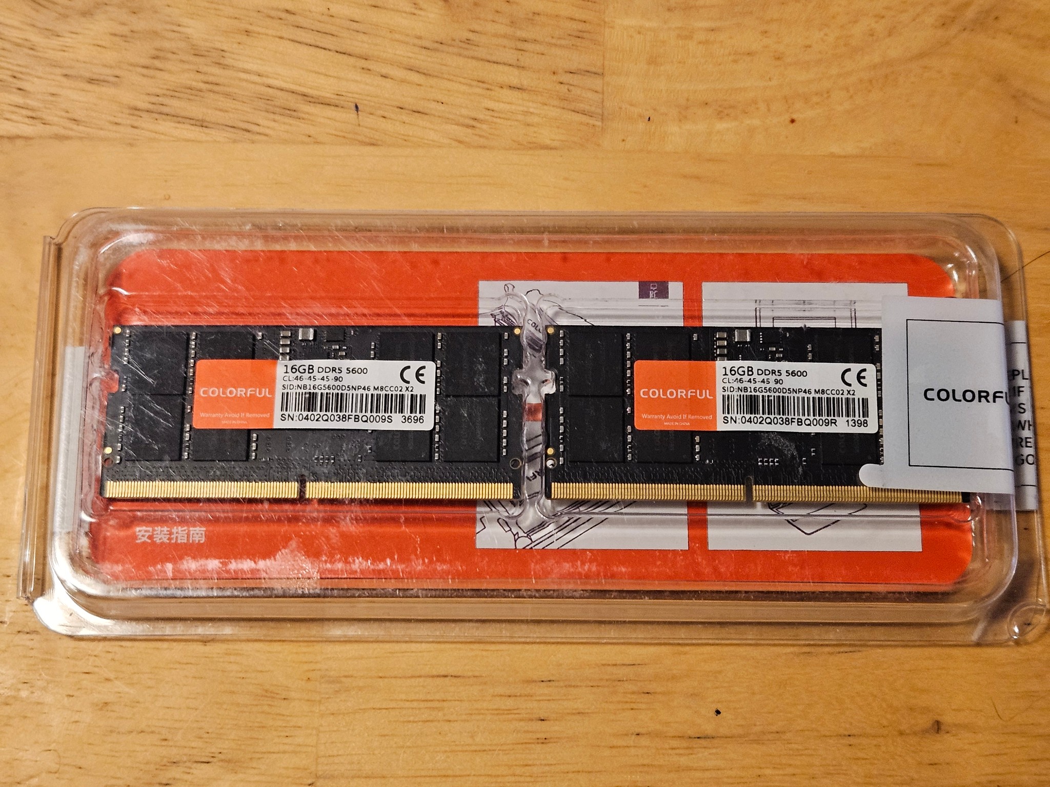 Colorful DDR5 so-dimm ram kit 32gb ( 2x16 )