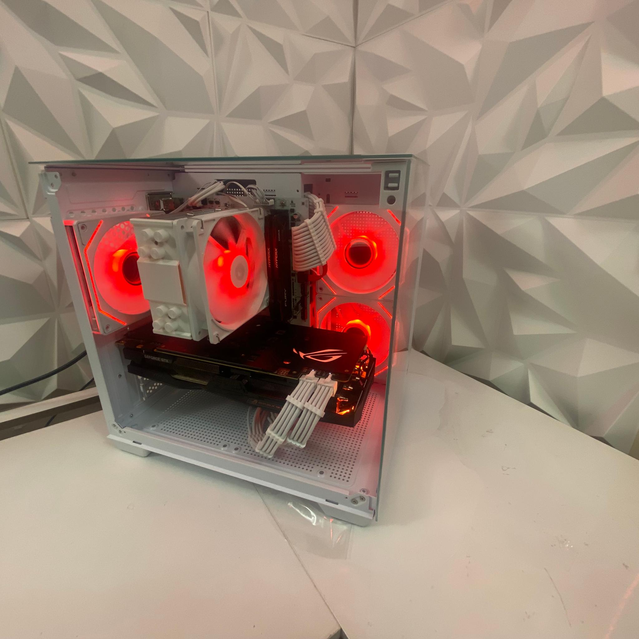 💘 💘 White Elite Build – Ryzen 7 2700 + GTX 1080 Ti 11GB | 1080p/1440p High FPS Ready