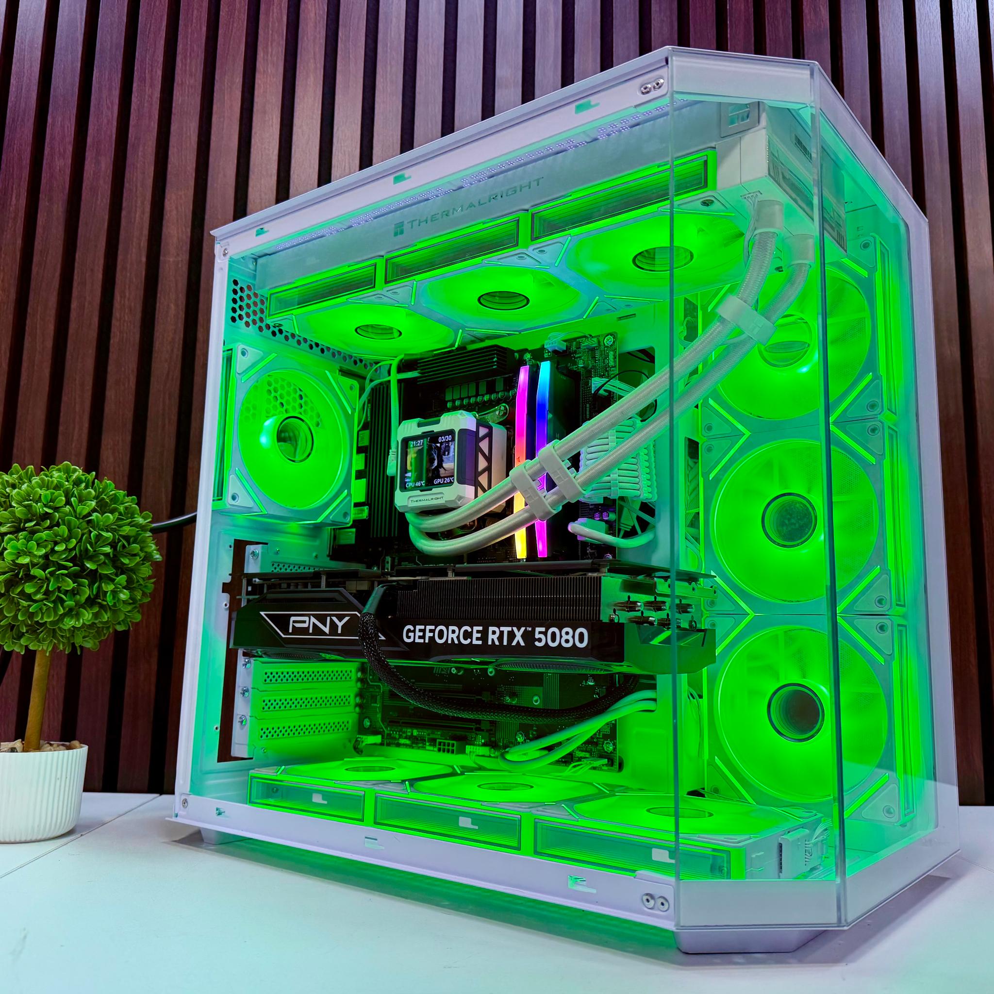 RTX 5080| Ryzen 9800X3D | 64GB DDR5 | 4TB M.2 | 1000W Gold PSU | ARGB Fans | Windows 11