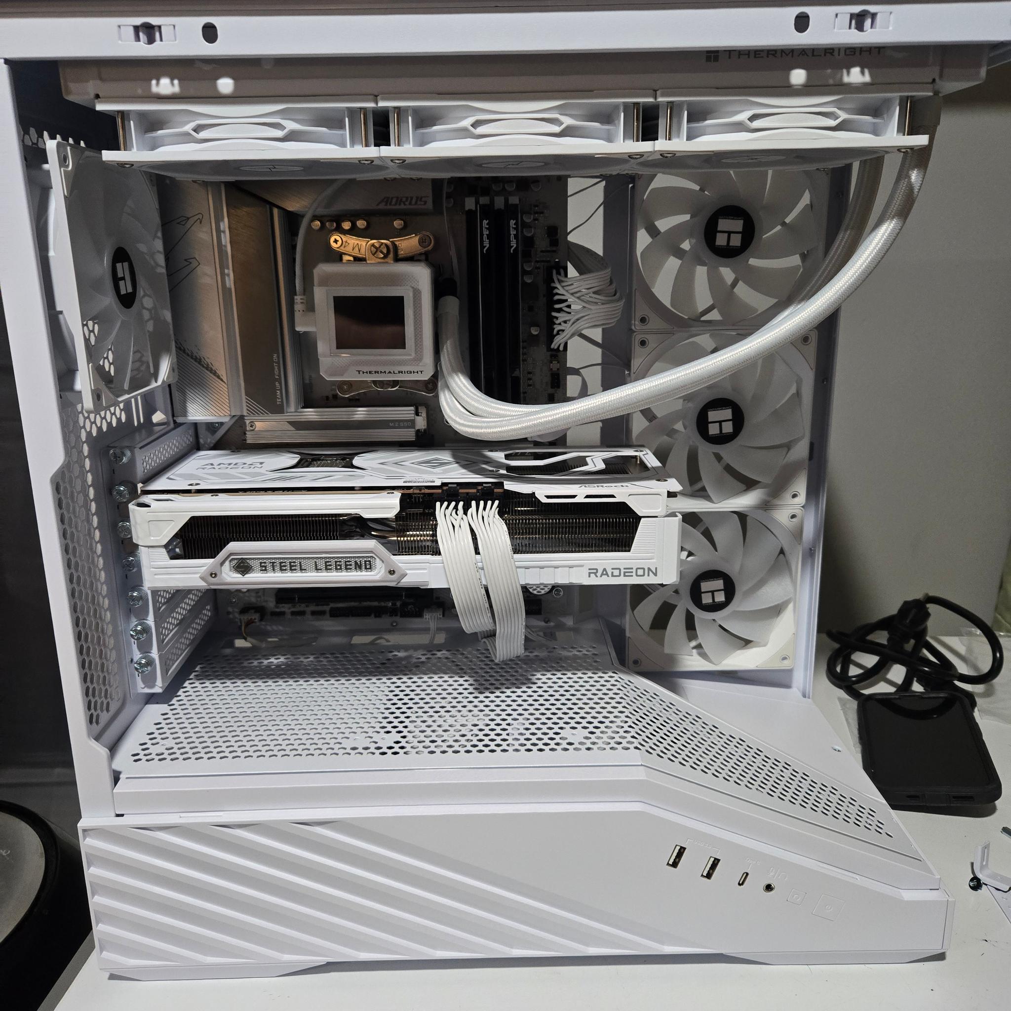 🔥 Custom White Gaming PC – High-End Build – New! 🔥