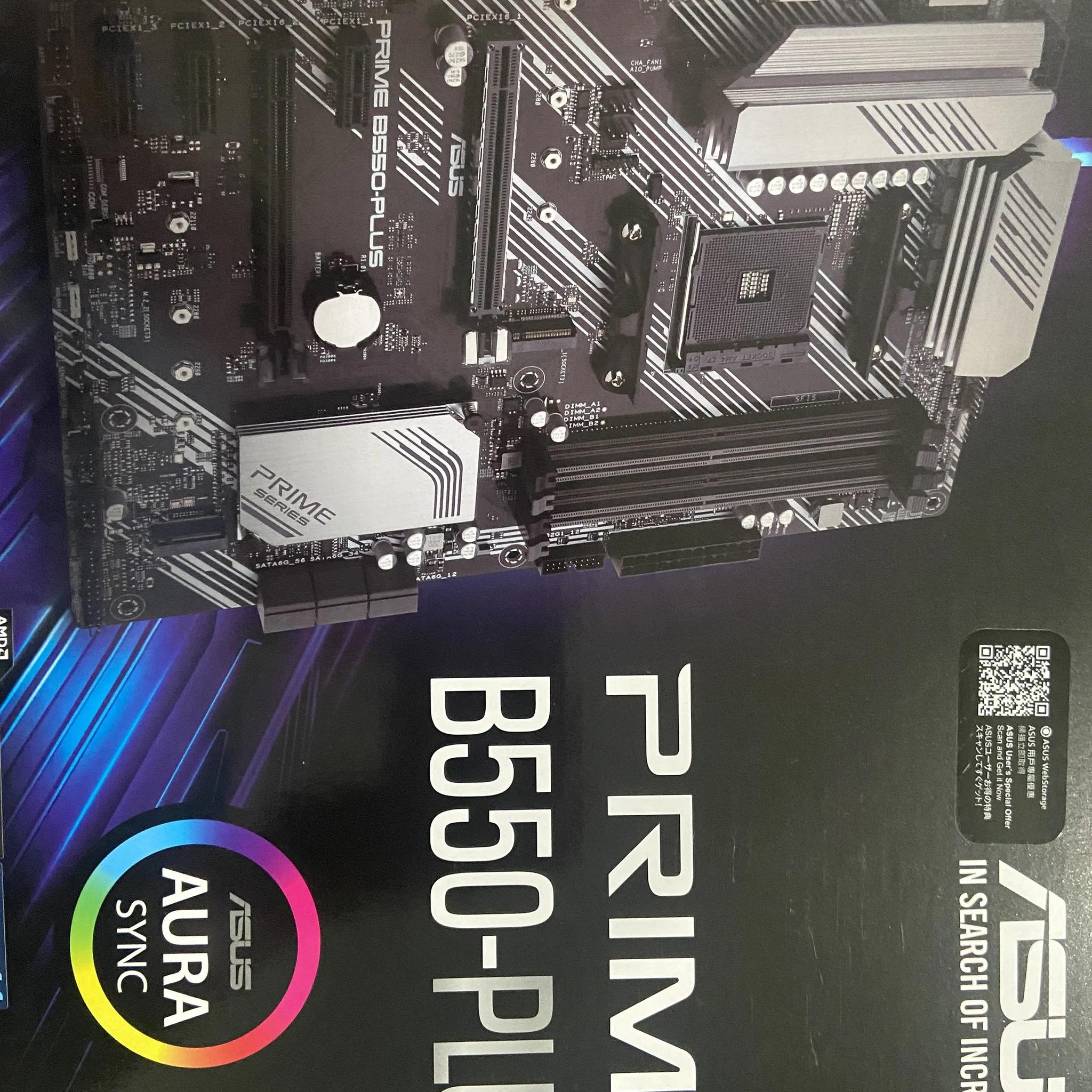 Sale! ASUS Prime B550-PLUS,AMD Ryzen 7 5700G, Corsair Vengeance Ram and a 1TB NVMe M.2
