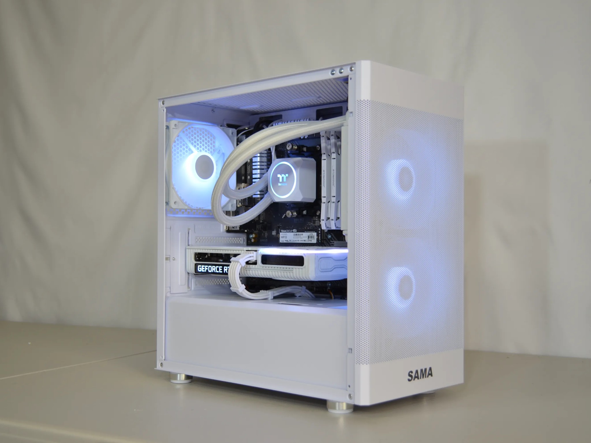 ⚪White Out V3⚪ - RTX 3060ti | Ryzen 5 5500| 1tb NVMe | Windows 11 FULLY Activated