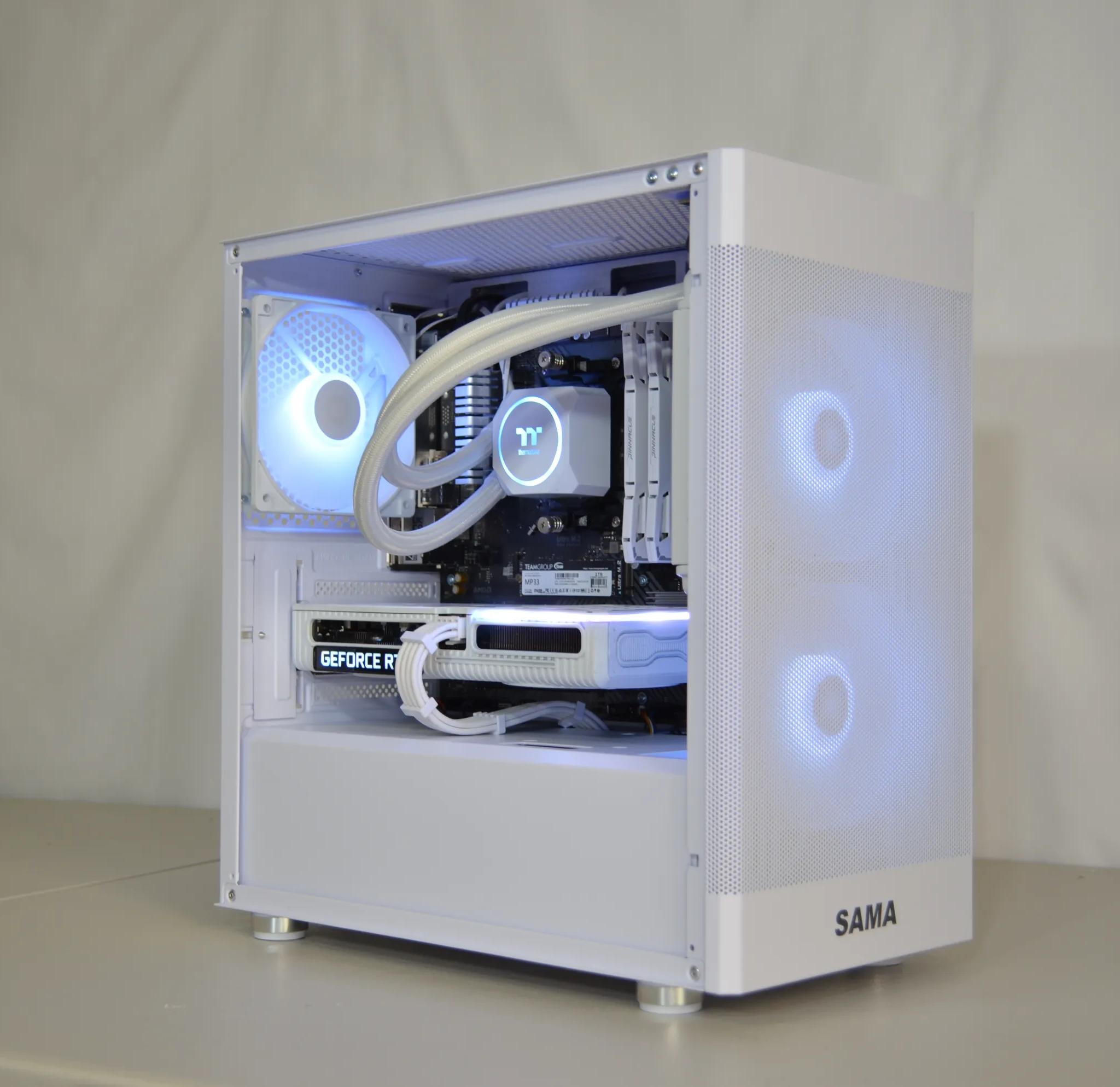 ⚪White Out V3⚪ - RTX 3060ti | Ryzen 5 5500| 1tb NVMe | Windows 11 FULLY Activated