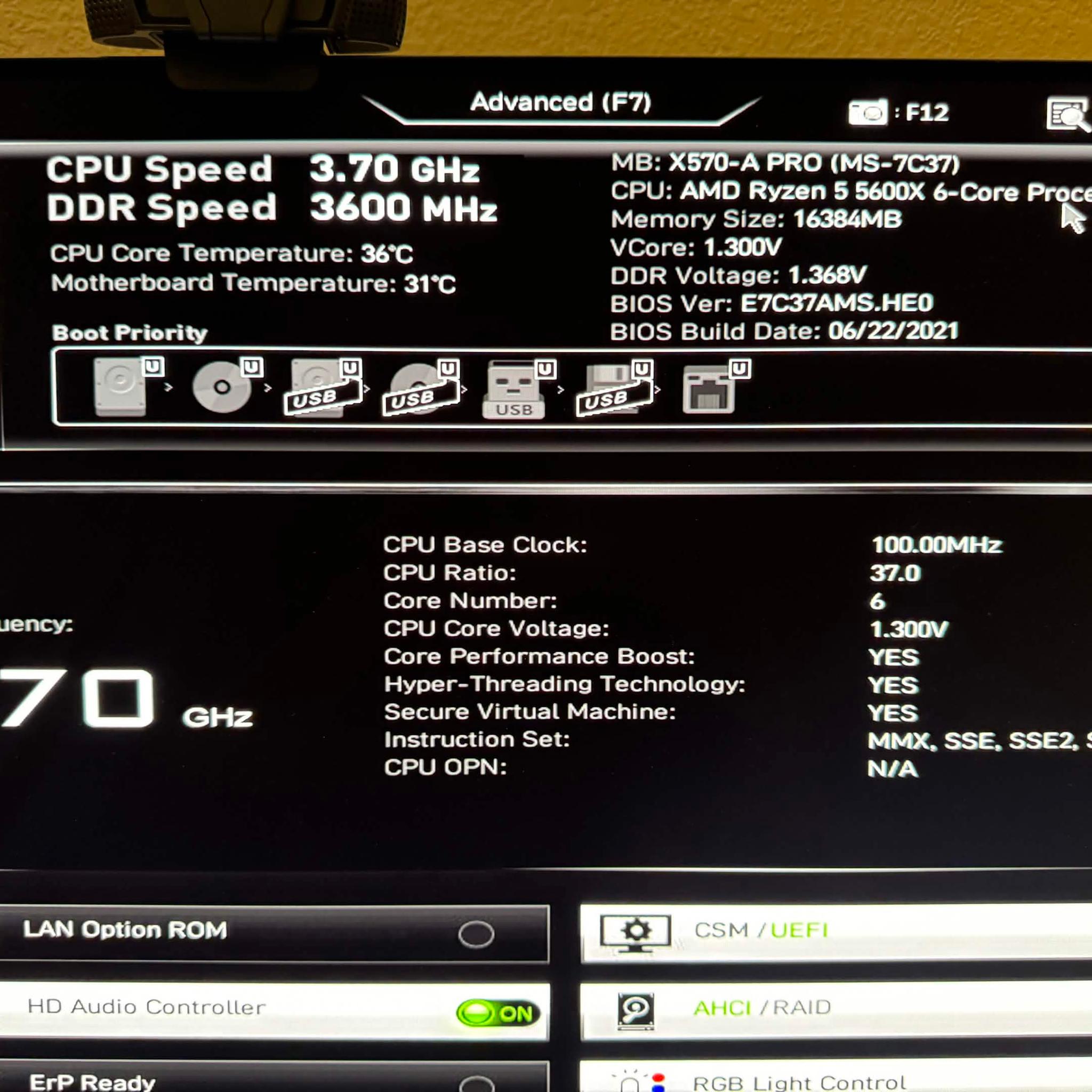 🔥 Ryzen 7 5600x + 16GB DDR4 3600+ X570-A pro Bundle ⚡