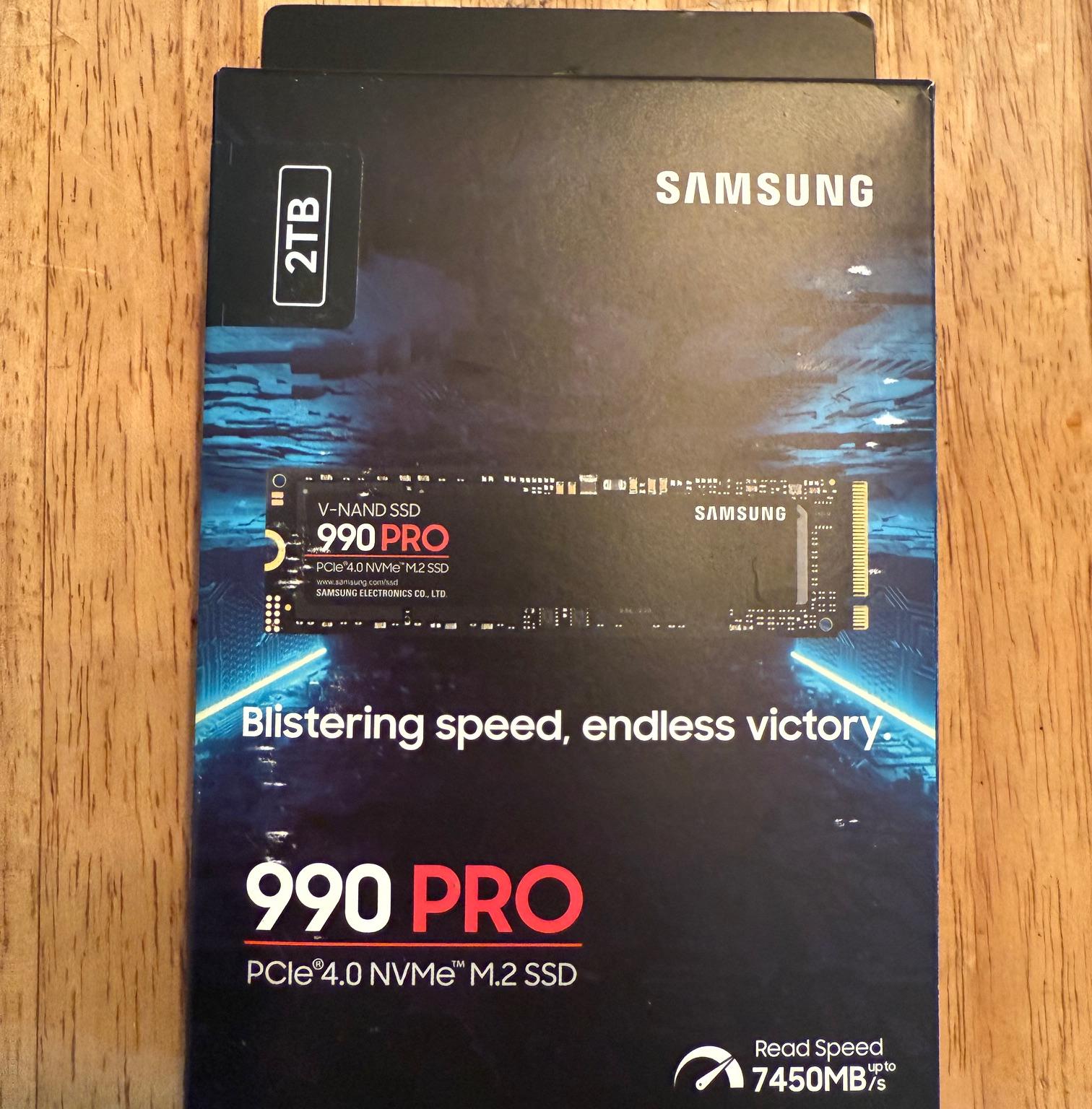 Samsung - 990 PRO 2TB Internal SSD PCle Gen 4x4 NVMe