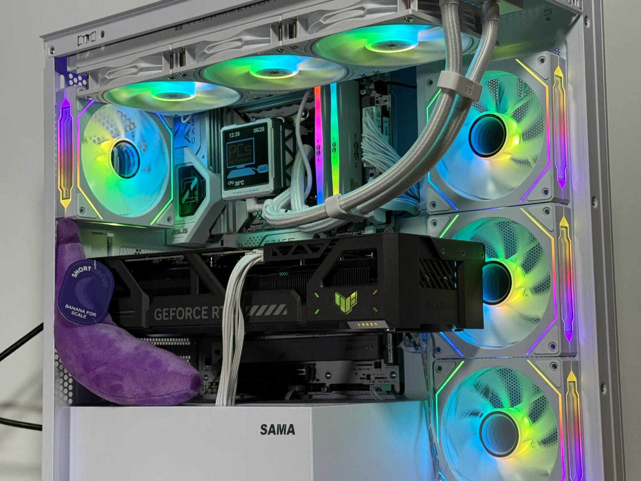 Ryzen 9800x3d RTX 5080 White Gaming PC