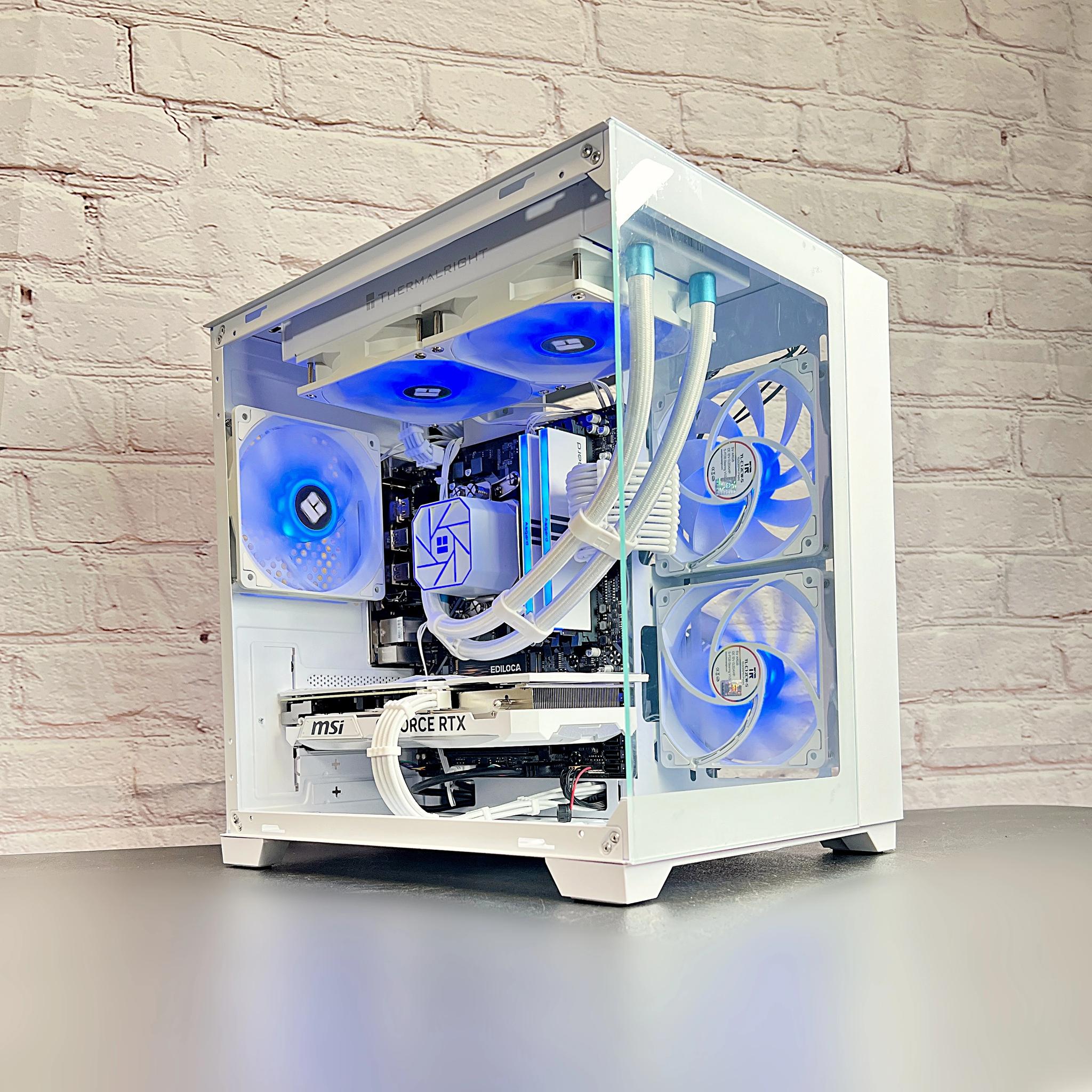 Liquid Cooled RTX 4070 Ryzen 5 5600X 16GB RAM 1TB M.2 Win 11 Gaming PC