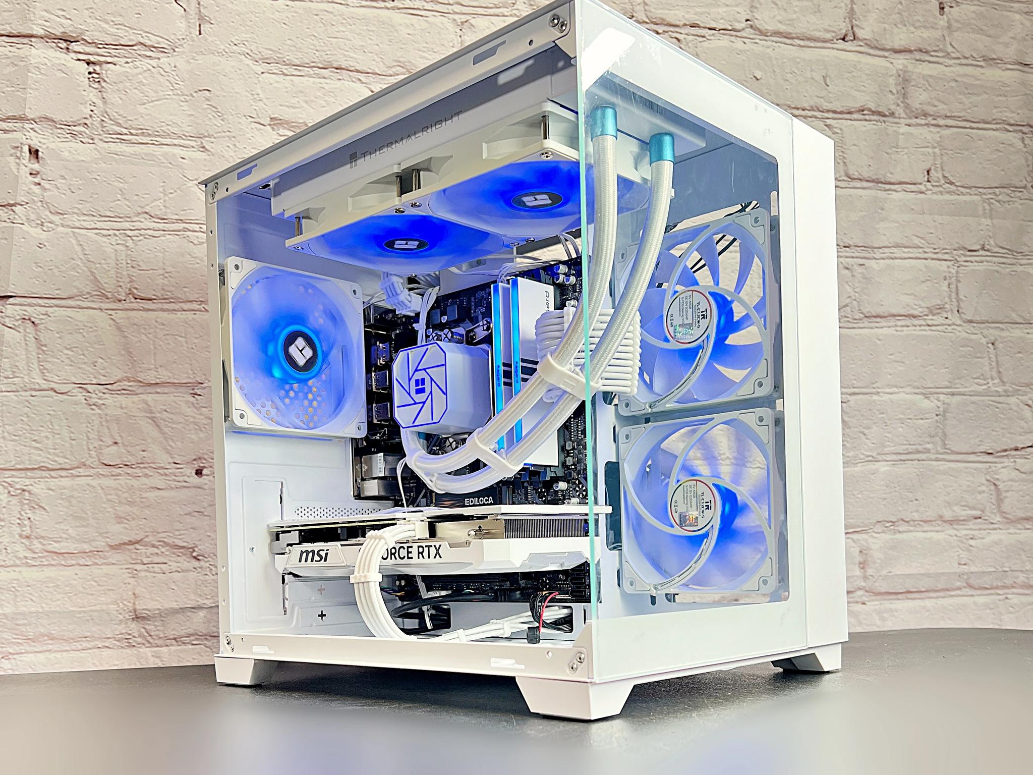 Liquid Cooled RTX 4070 Ryzen 5 5600X 16GB RAM 1TB M.2 Win 11 Gaming PC