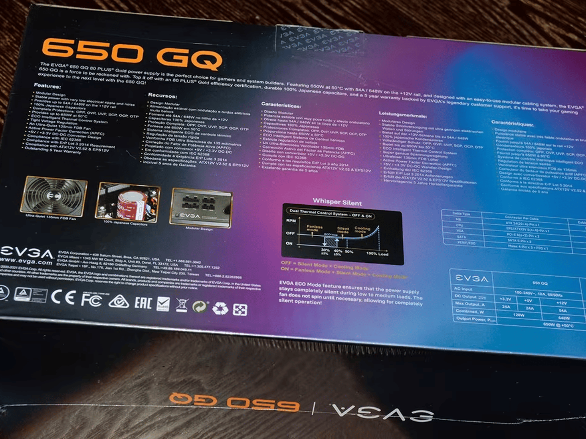 EVGA 650 GQ power supply *UNOPENED*