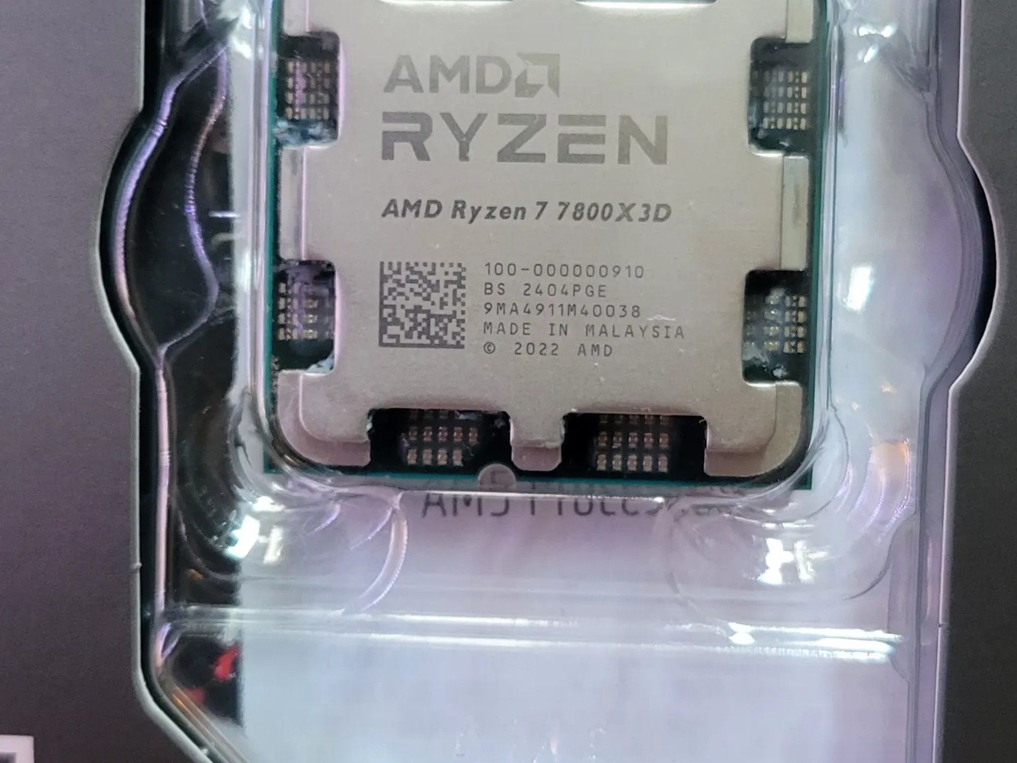 New-used 7800X3D