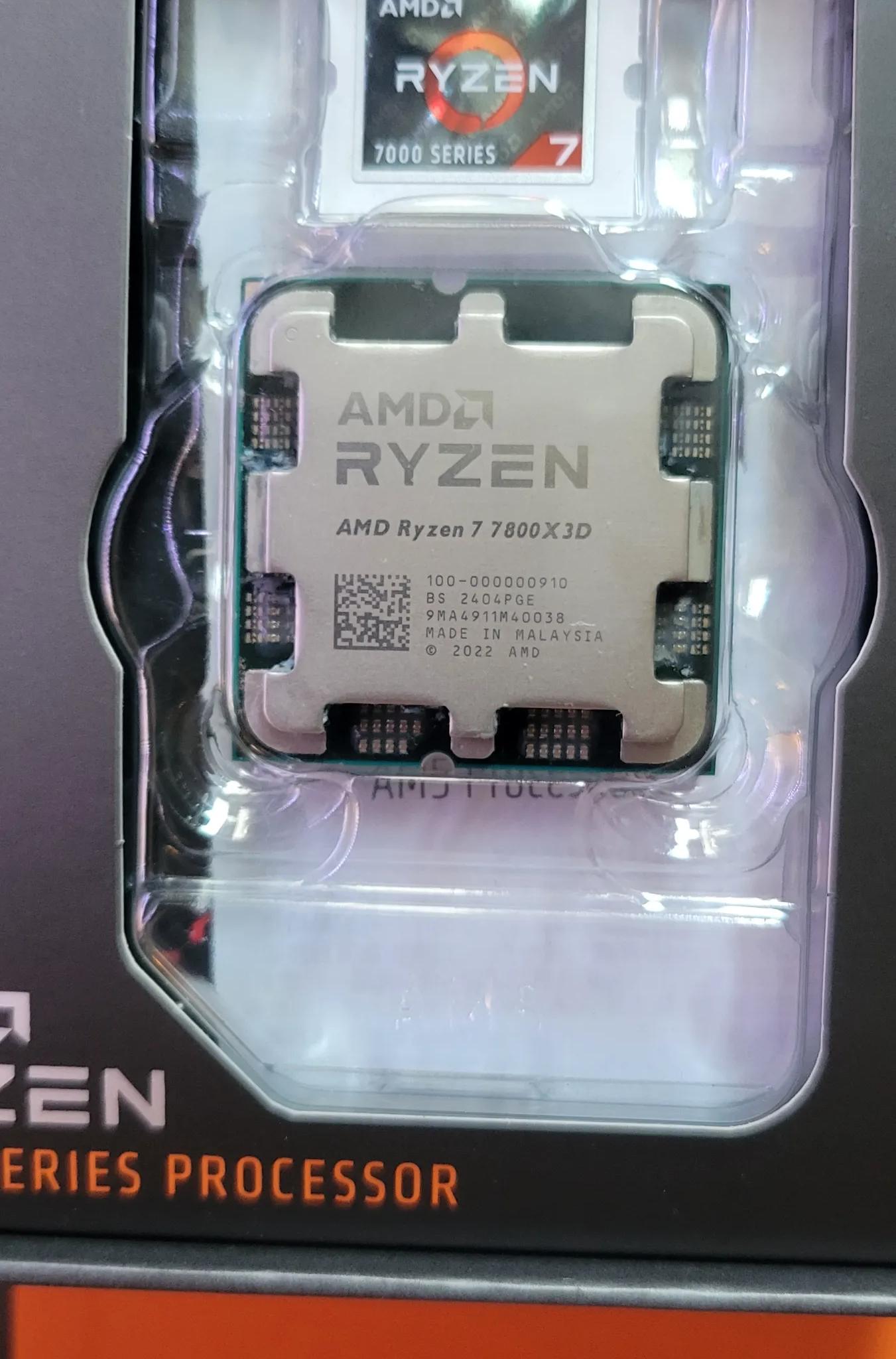 New-used 7800X3D
