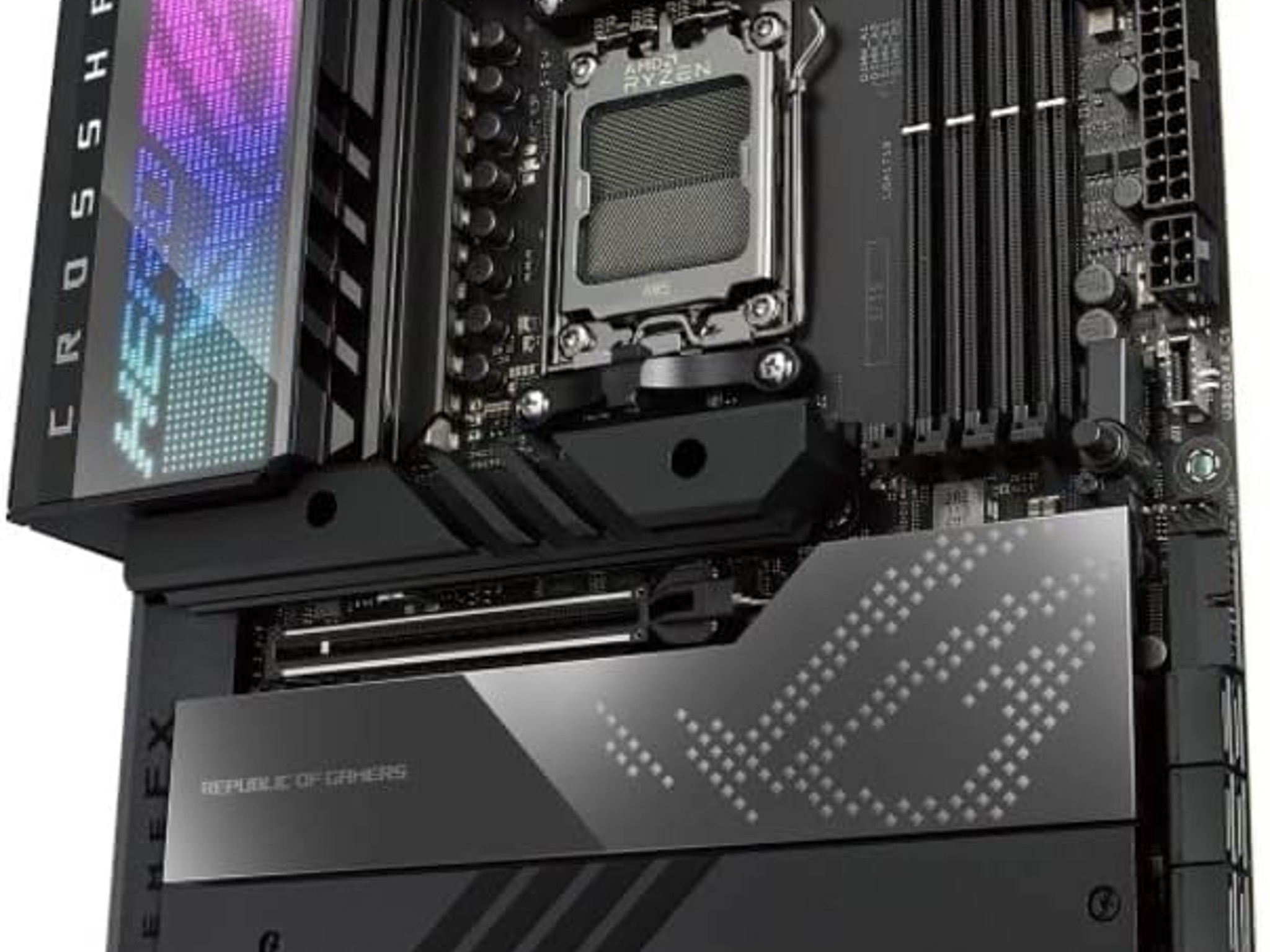 ASUS ROG CROSSHAIR X670E HERO AMD AM5 X670 ATX M.2 Desktop Motherboard A