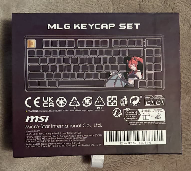 MSI Keycap Set Limited Eddition