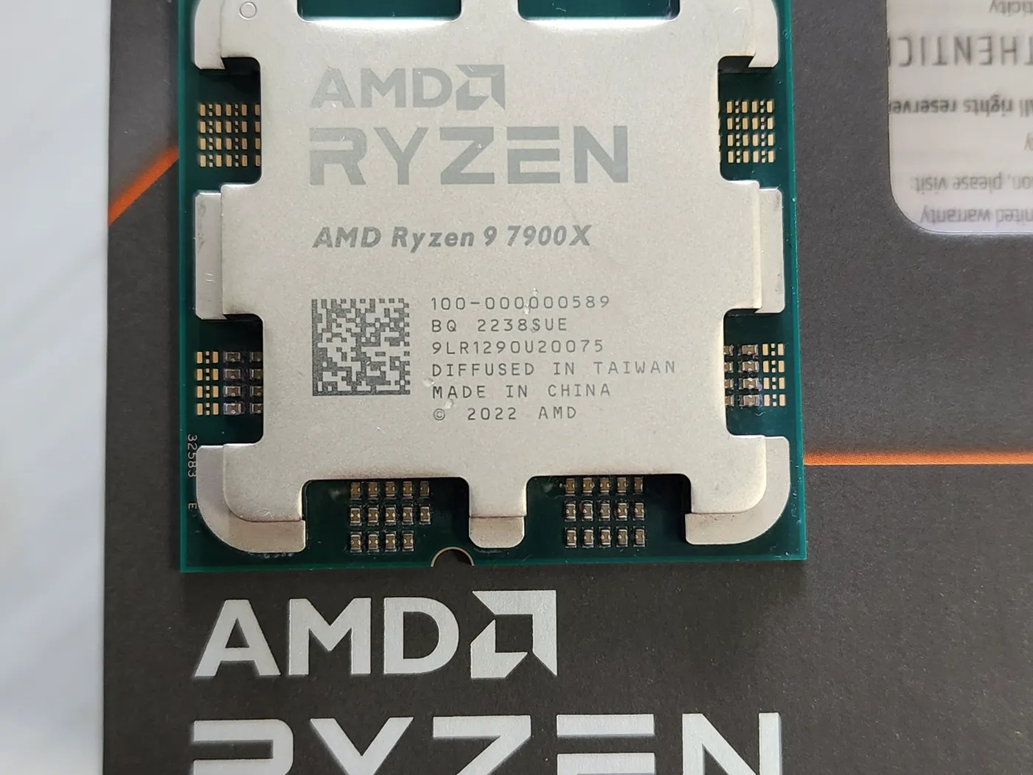 USED! Ryzen 9 7900x!
