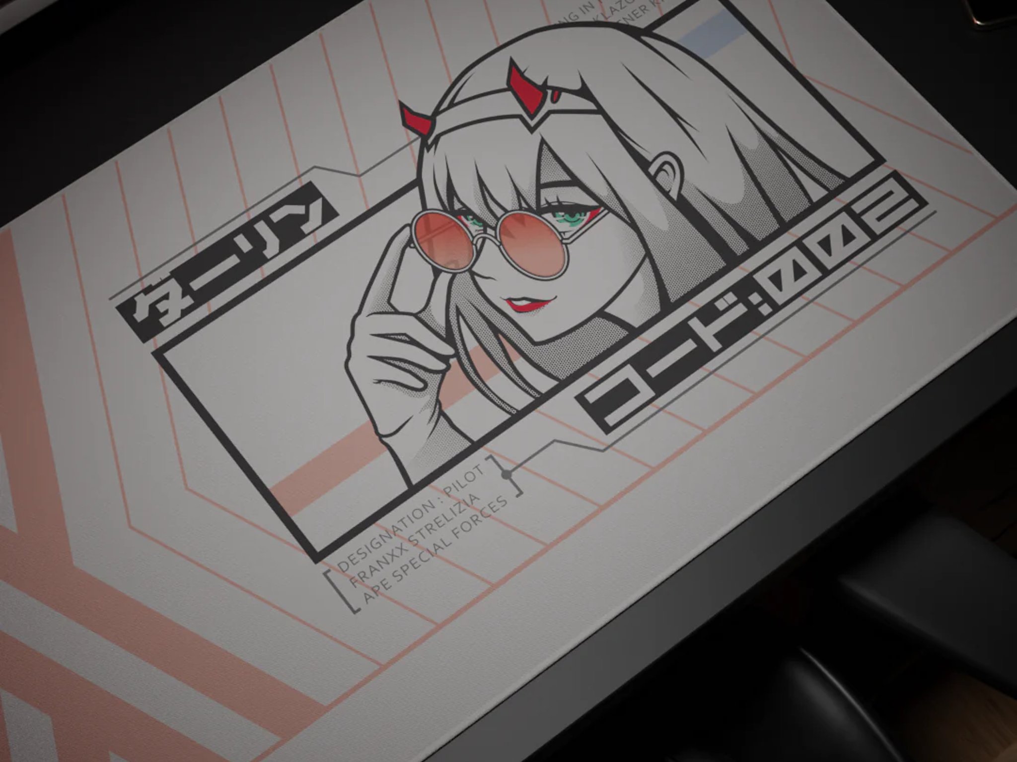 White Code: 002 Deskmat