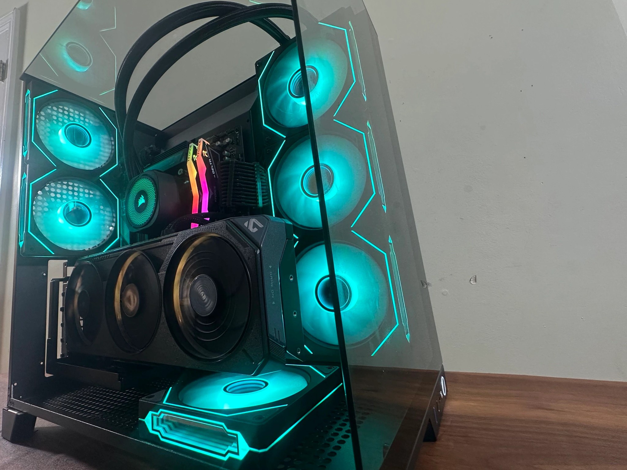 🔥"The Obsidian Core" RTX 5070 | Ryzen 7800X3D | 32GB DDR5 | 2TB | Showcase RGB Build